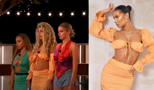 Antigoni's Orange Puff Co-Ord