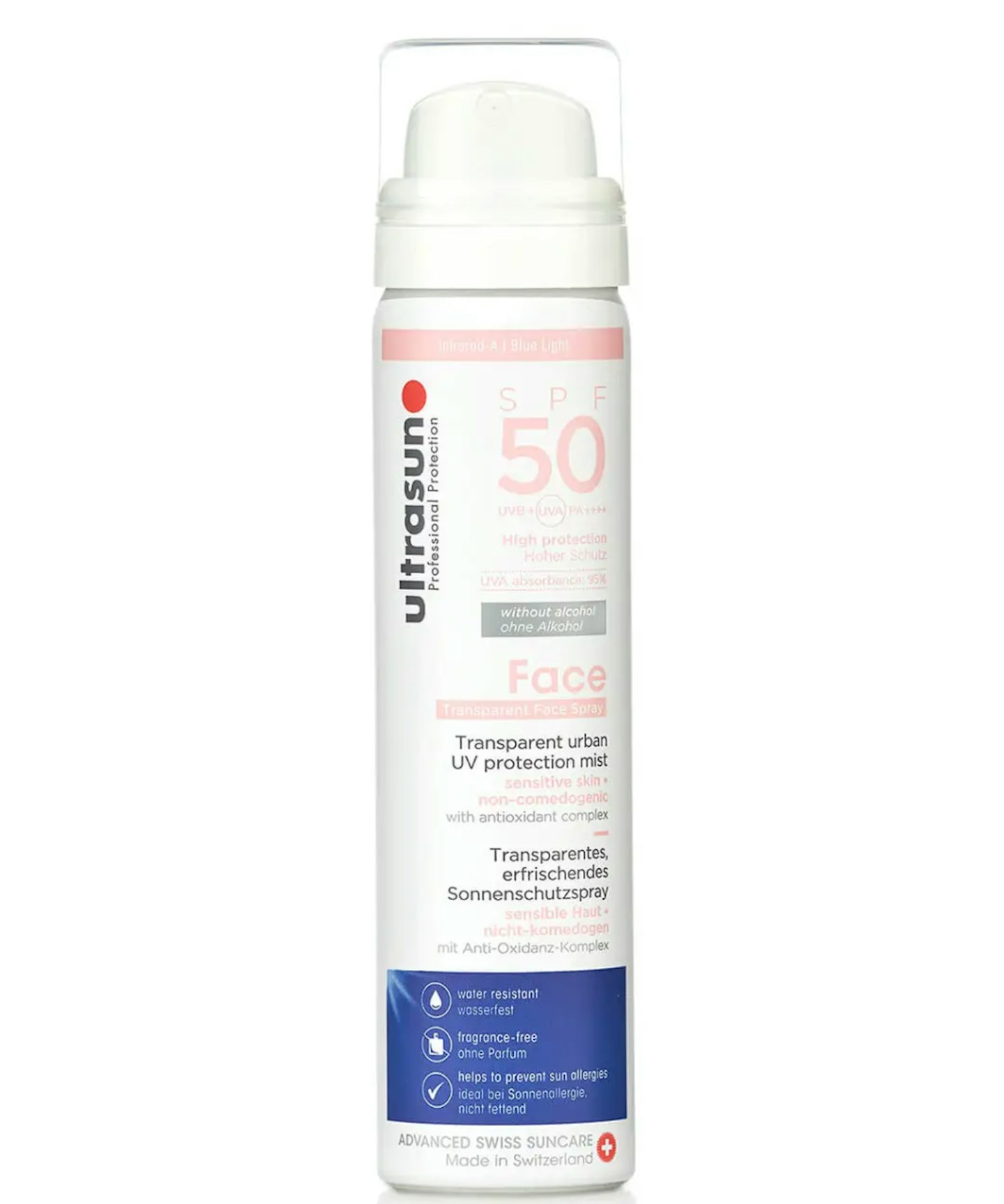 Ultrasun SPF50 UV Face & Scalp Mist 75ml