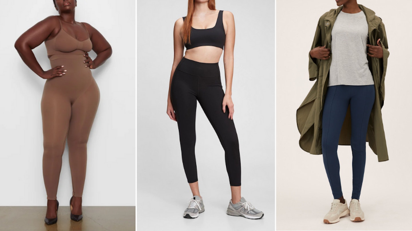 Best tummy control workout top leggings