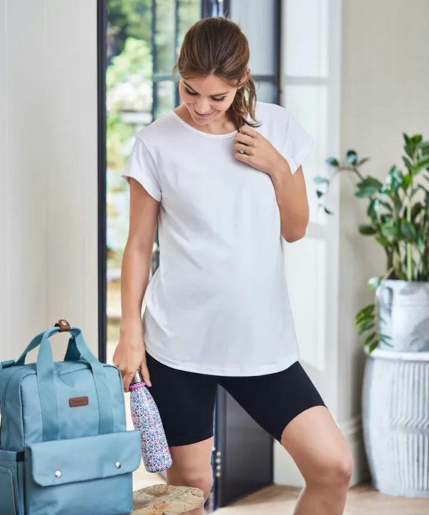 Dual Support & Slimming Maternity Shorts