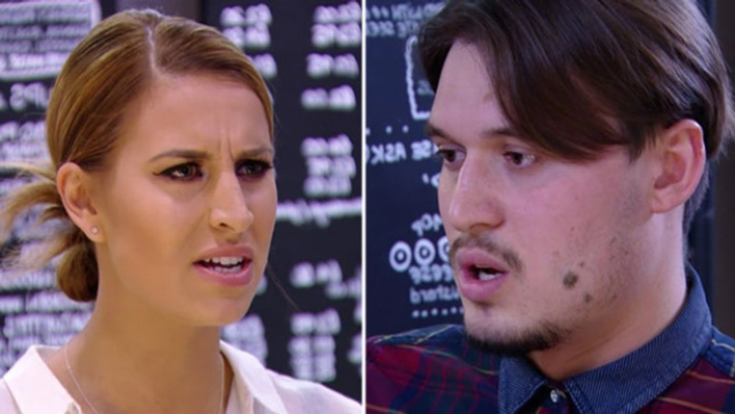 Ferne McCann and Charlie Sims in Towie