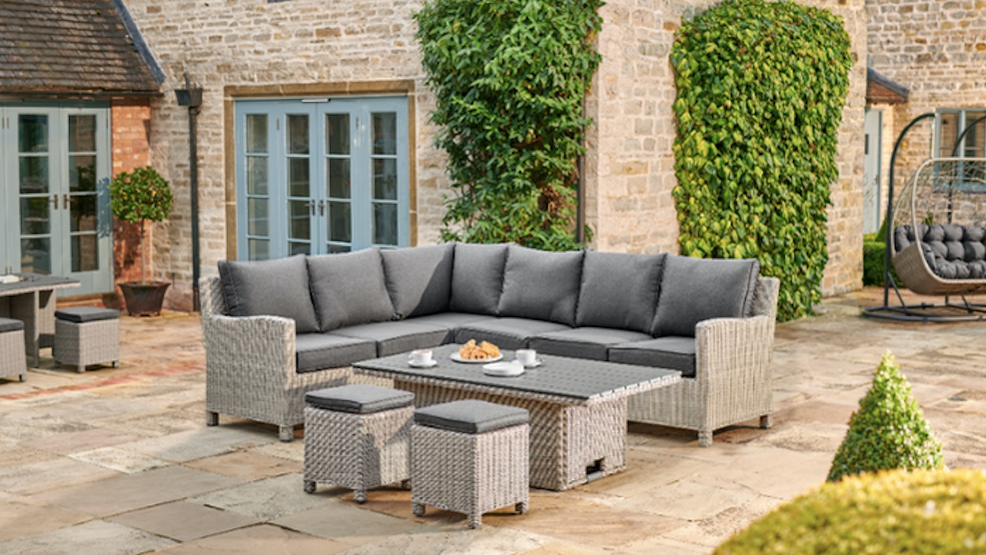 Kettler lamode weave corner sofa dining set sale
