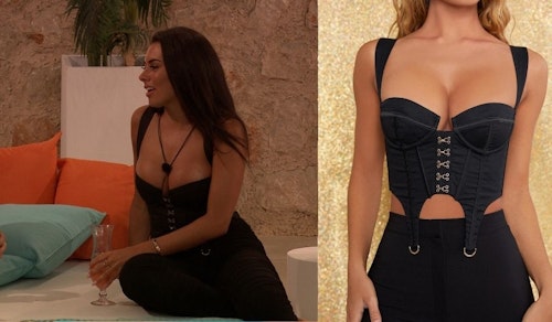 Paige's Black Corset Top
