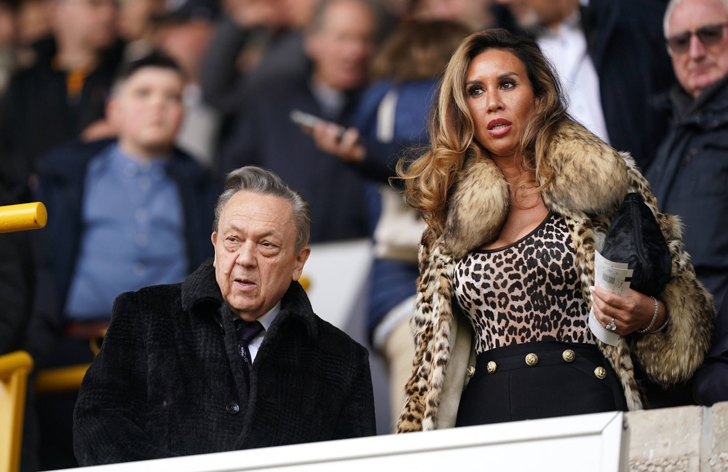 David Sullivan with fiance Ampika Pickston in april 2024