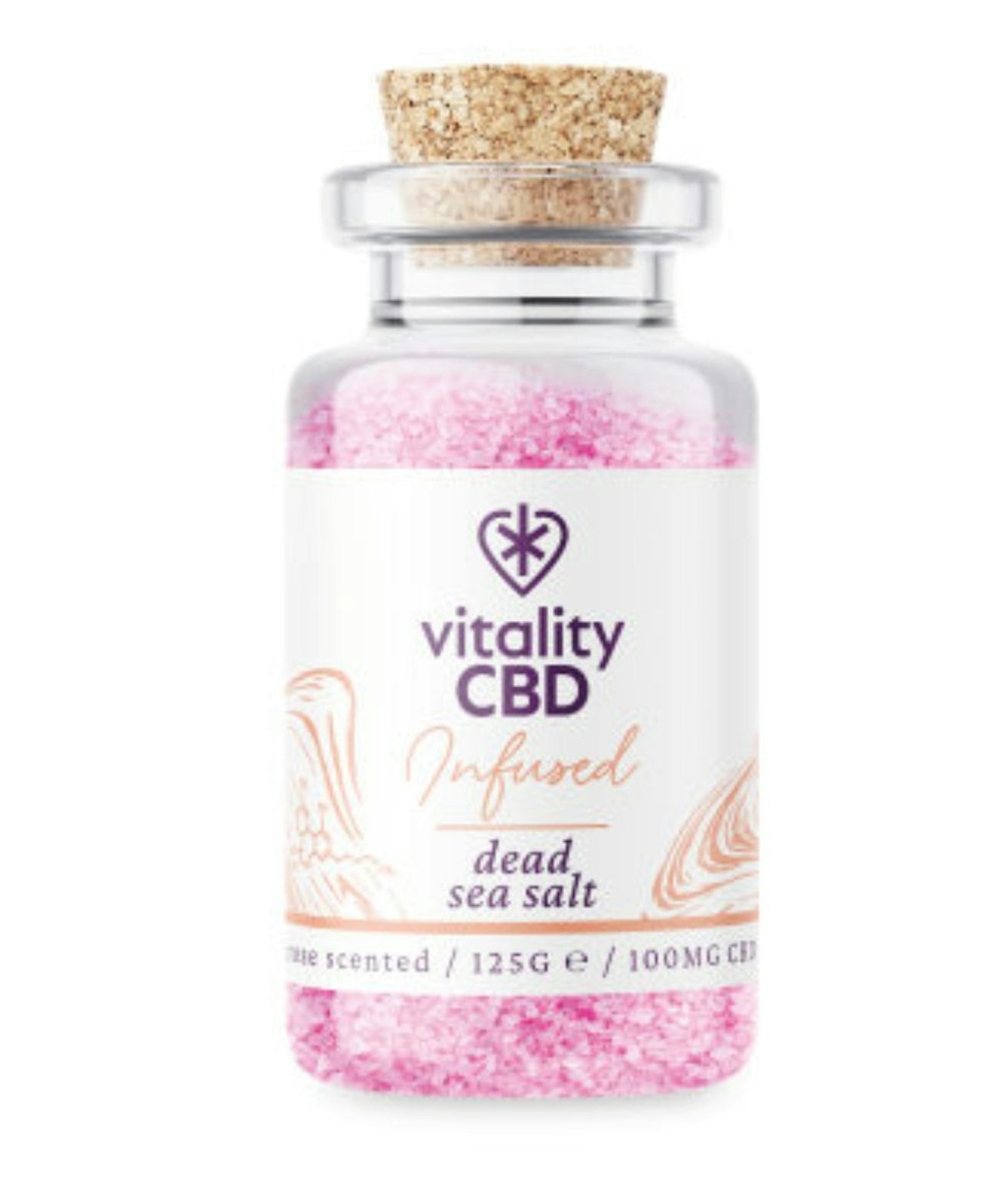 Aldi Vitality Rose CBD Bath Salts