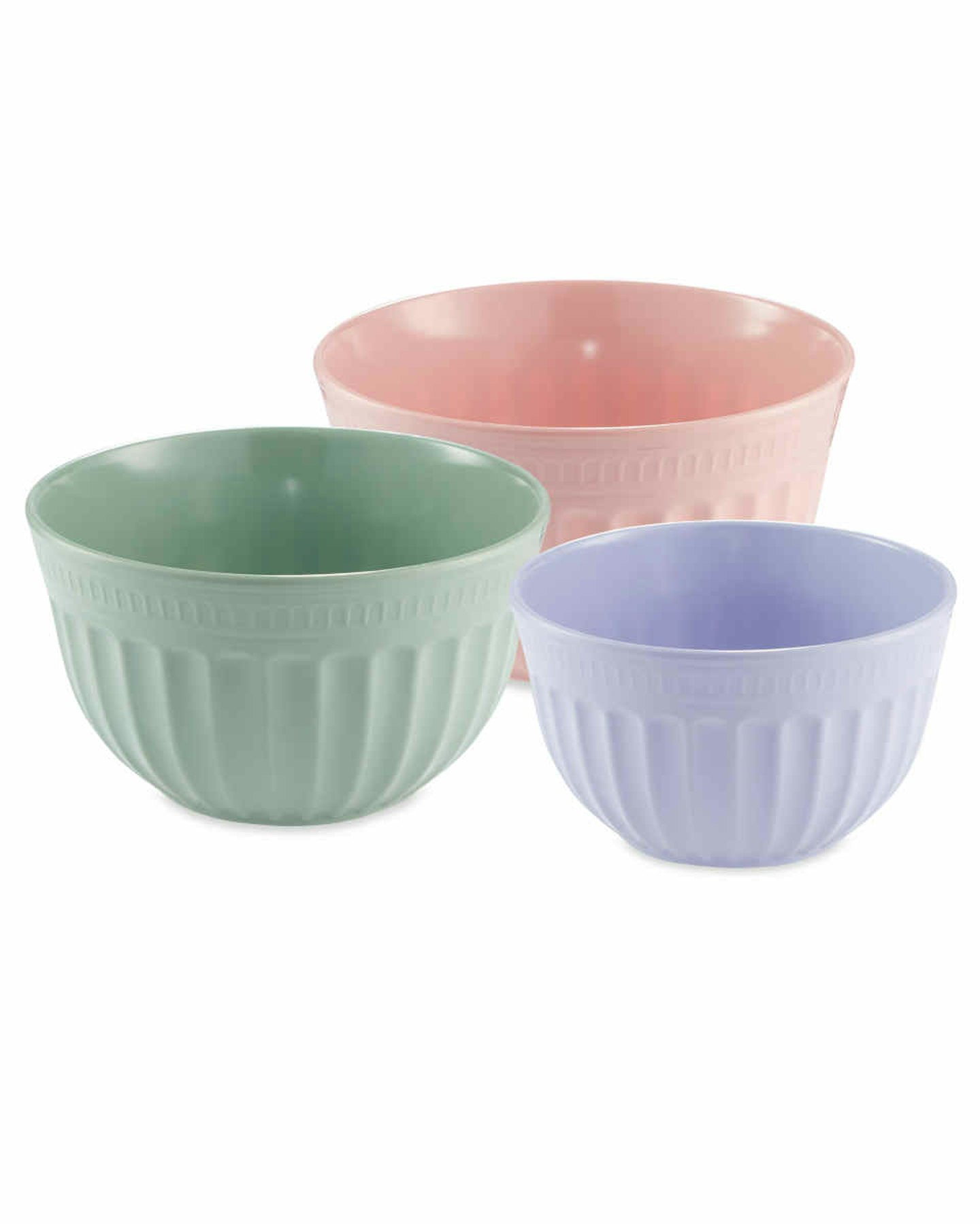 Pastel Mixing Bowl Set of Three