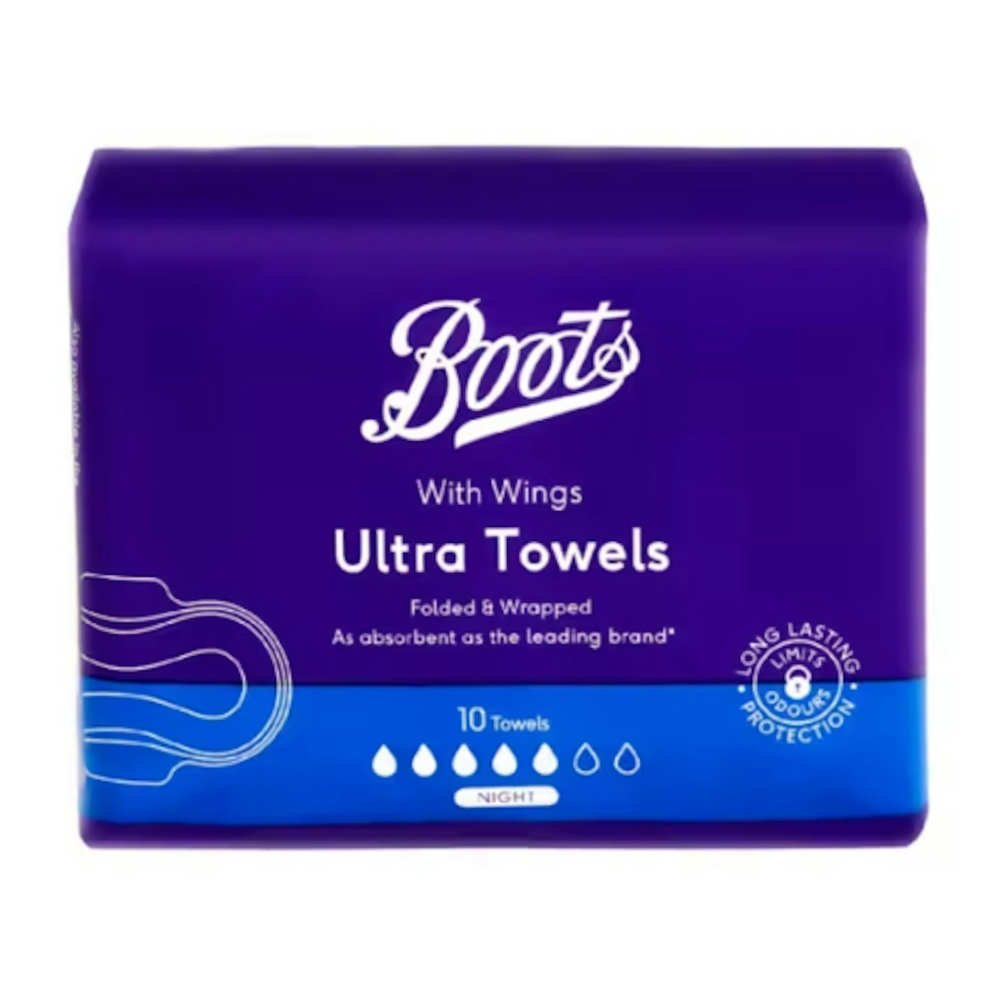 Boots everyday ultra towels night wing 10s