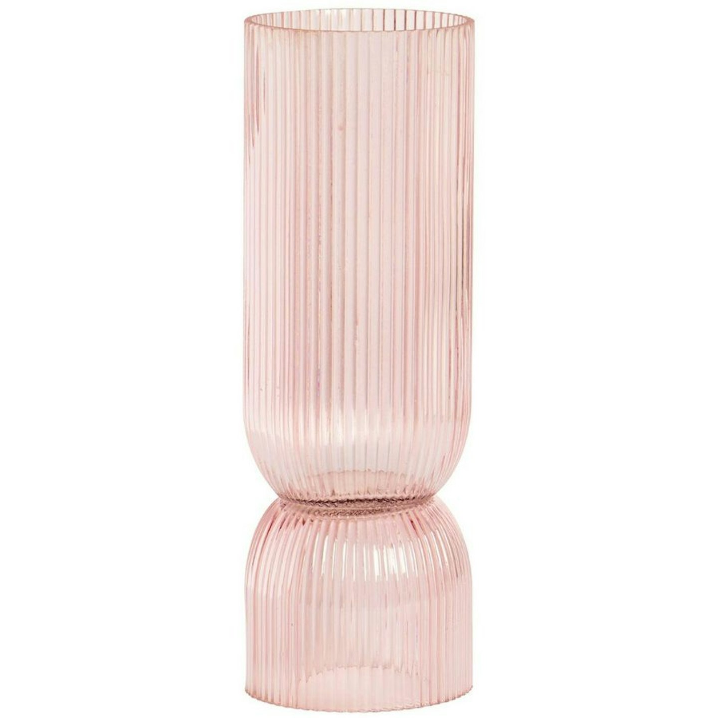 Chapter B Ribbed Glass Dual Vase & Candle Holder - Large