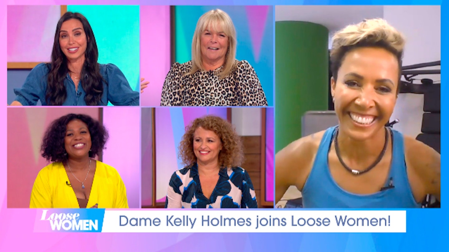 loose women cast dame kelly holmes