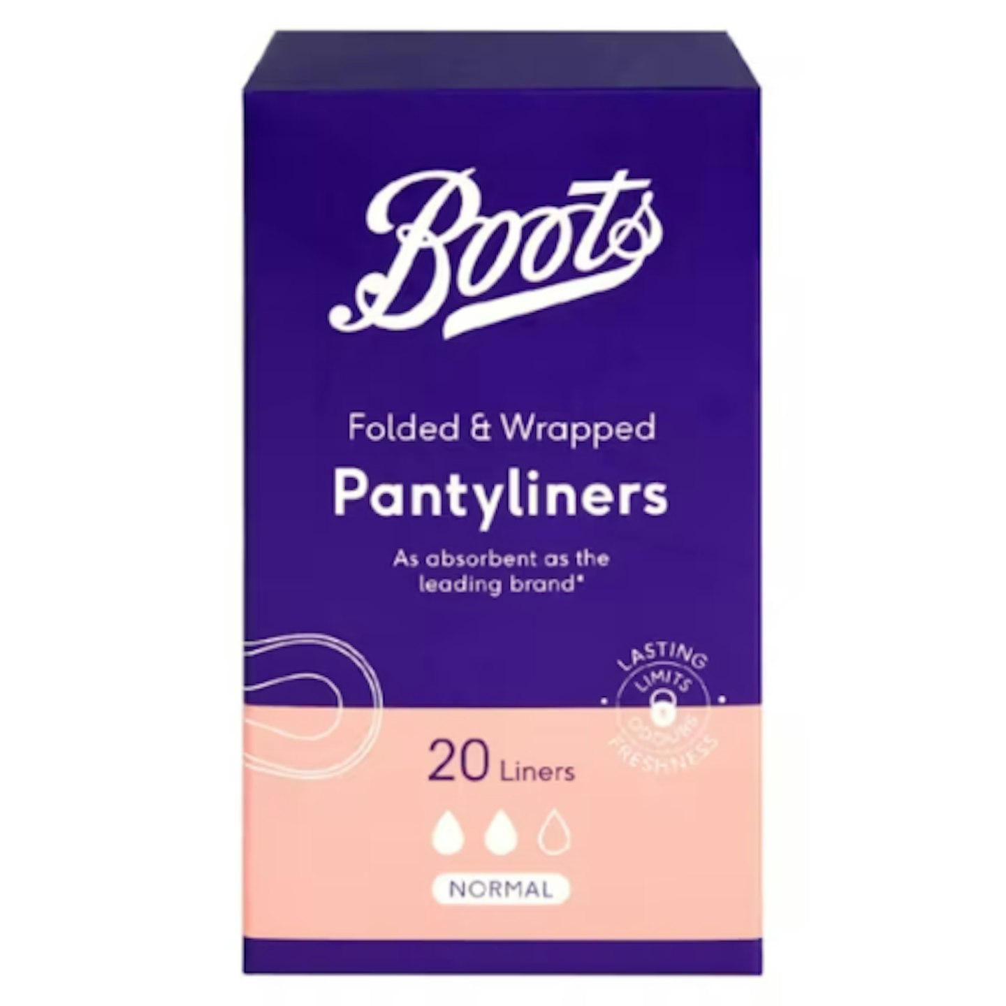 Boots everyday wrapped normal liner 20s