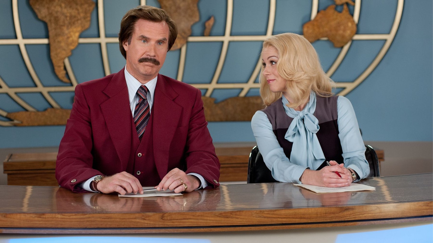 Ron Burgundy and Veronica Corningstone, Anchorman