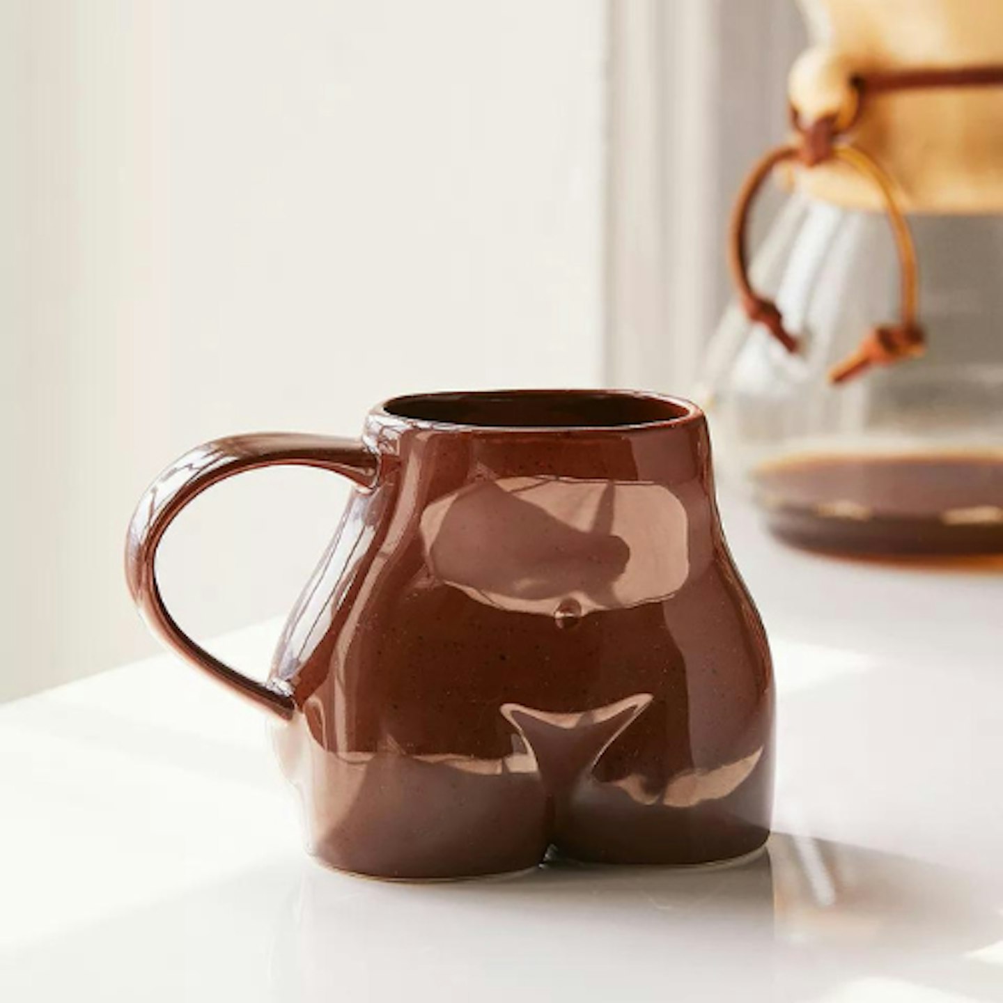 Urban Outfitters Female Form Dark Brown Mug