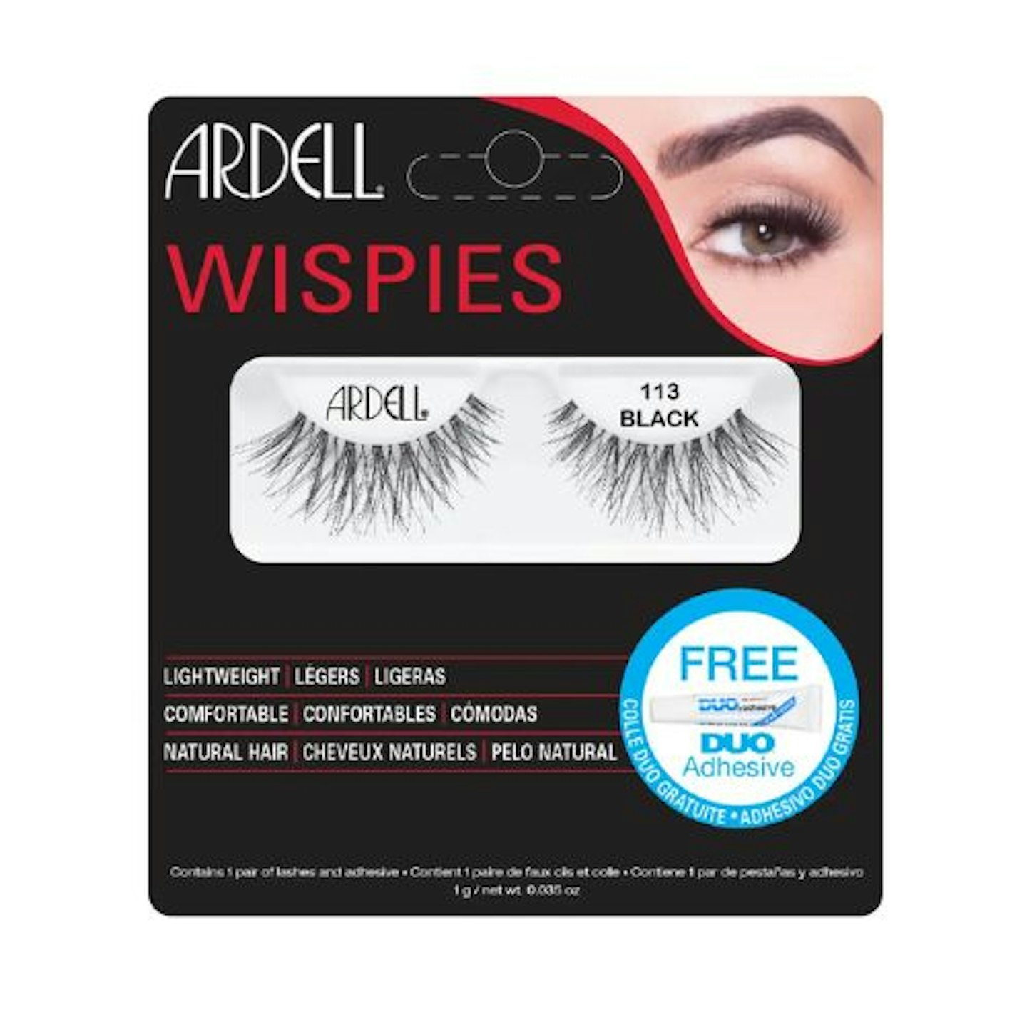 Ardell Wispies False Eyelashes - 113 Black