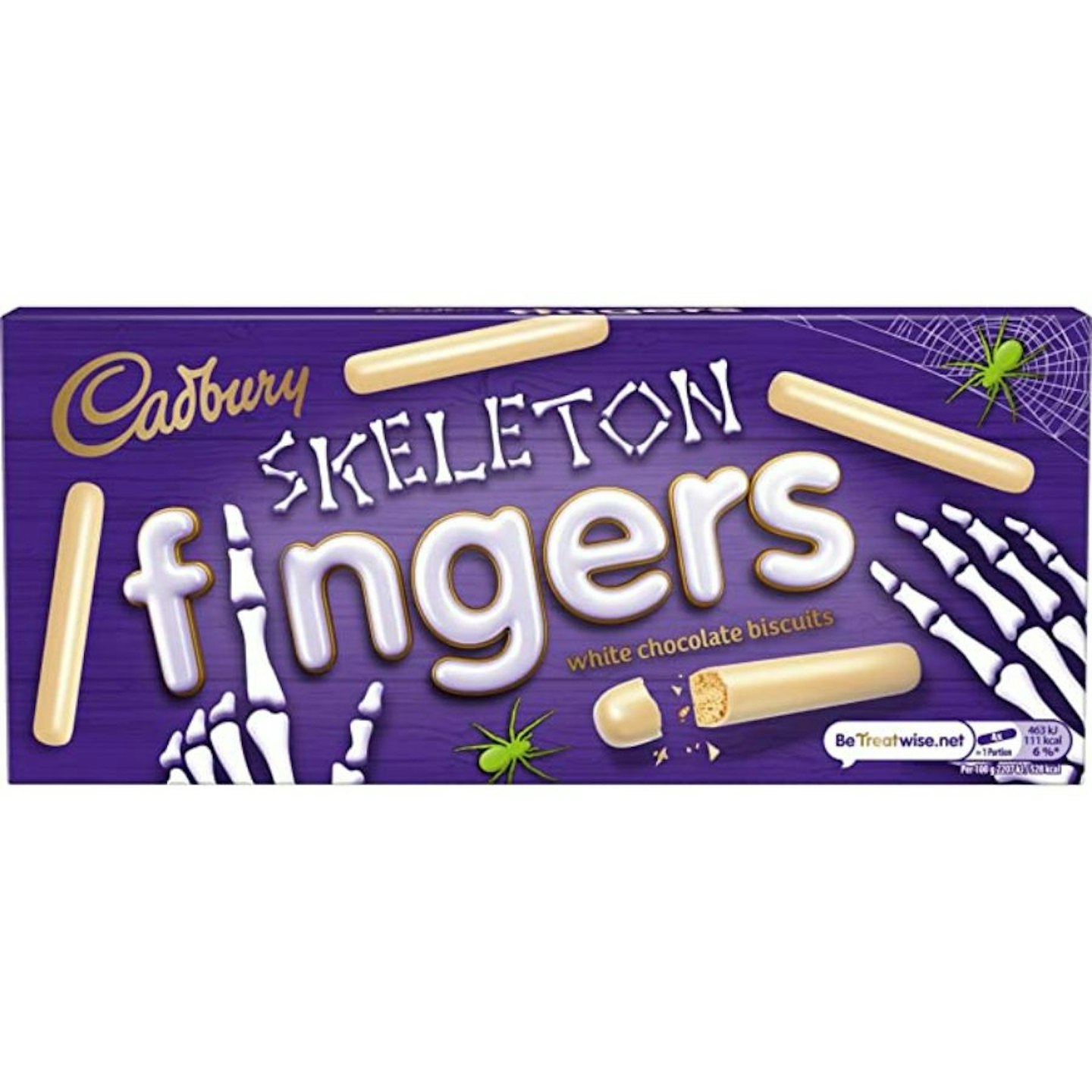 Cadbury Fingers White Chocolate Halloween Biscuits