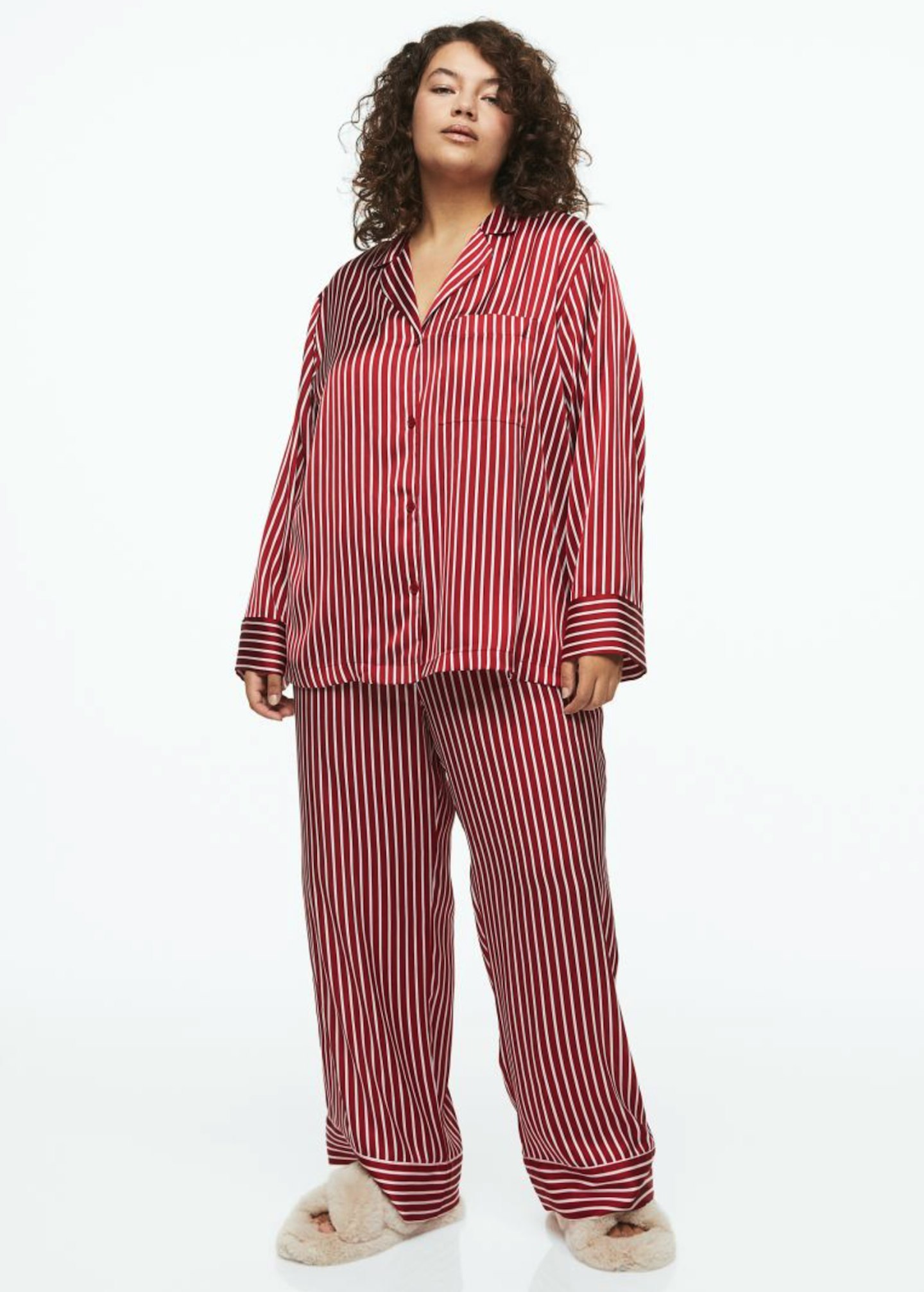 H&M+ Pyjama Shirt And Bottoms