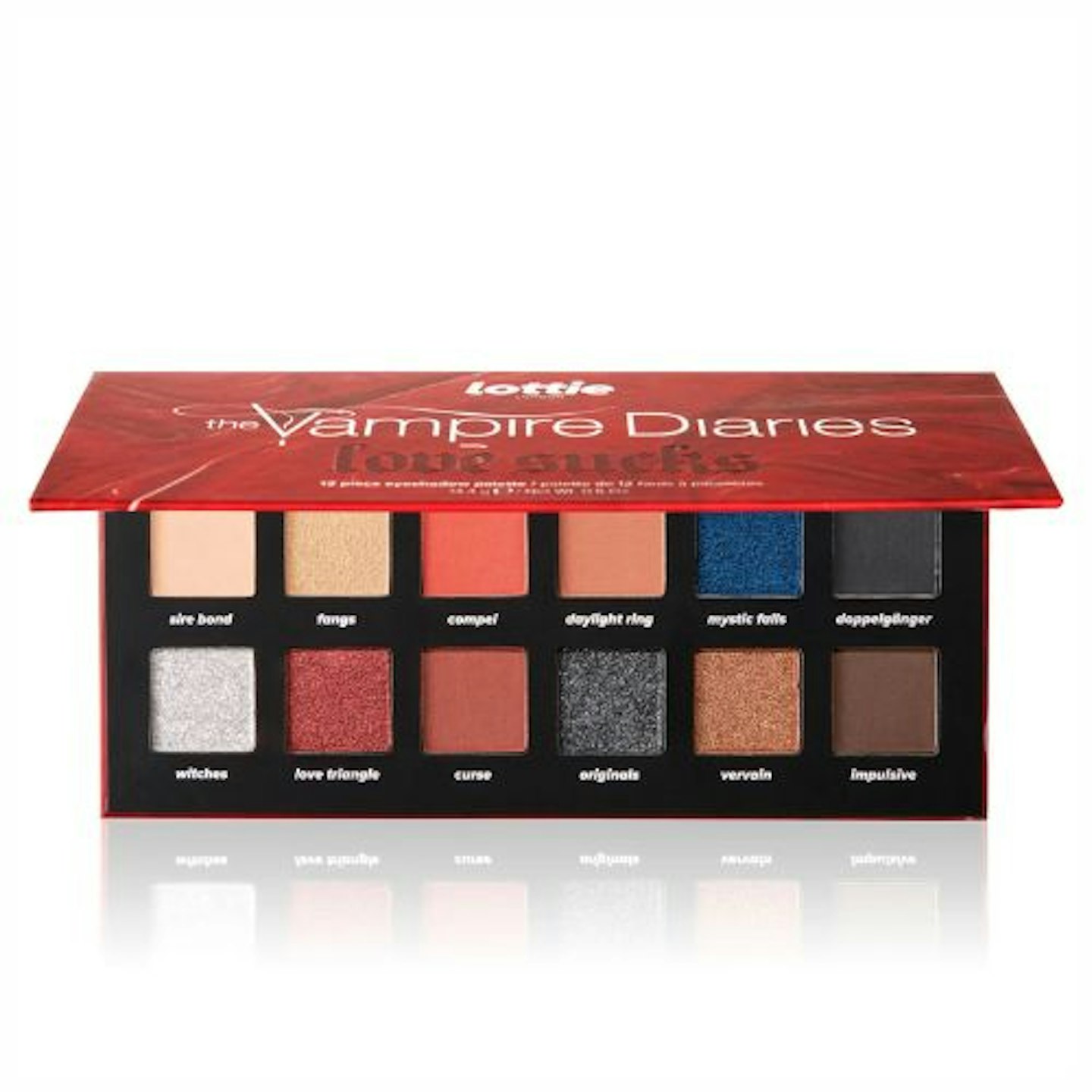 the vampire diaries x love sucks eyeshadow palette