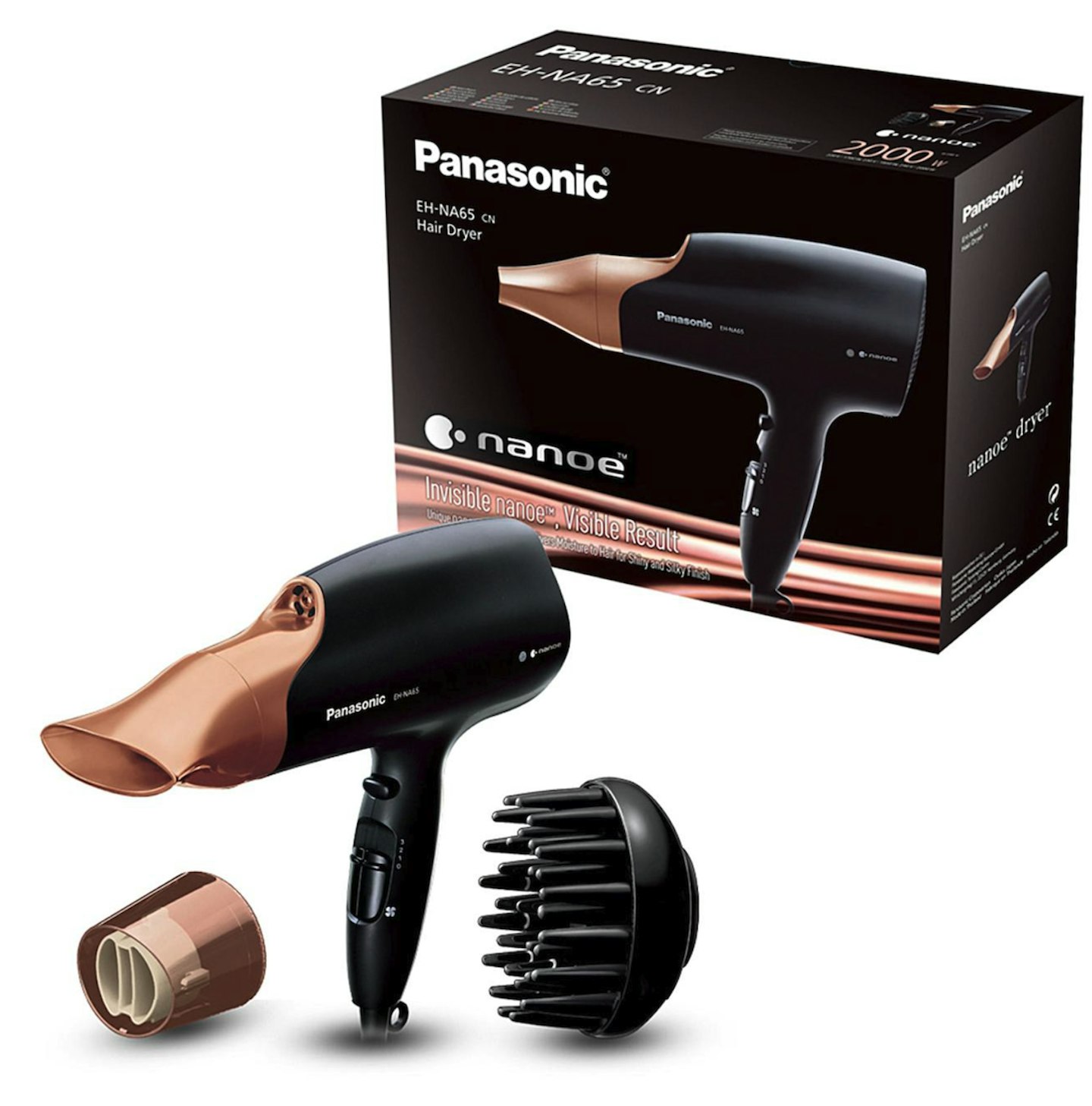 Panasonic EH-NA65CN Nanoe Hair Dryer with Diffuser