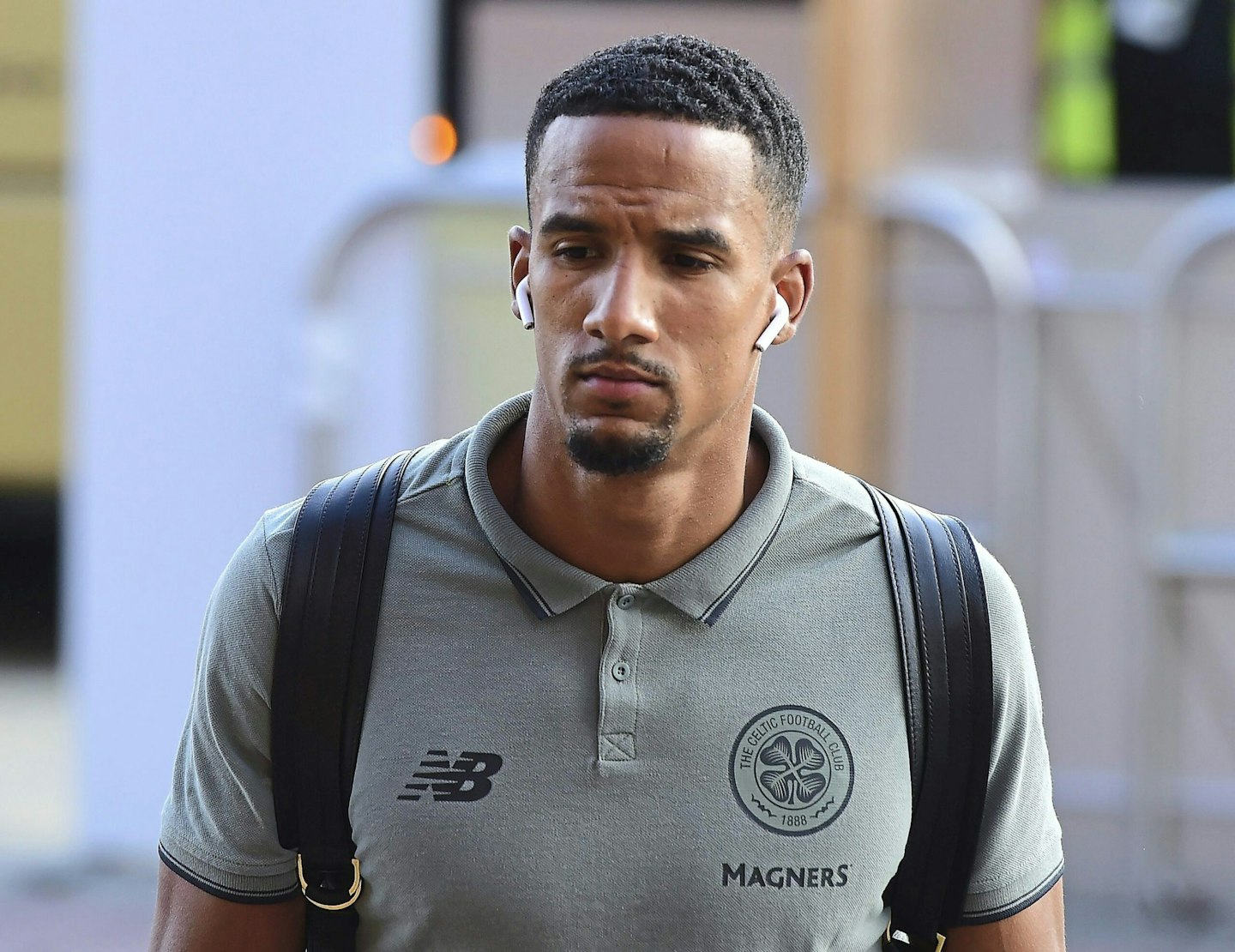 The Celtic Way - Scott Sinclair models the new away kit