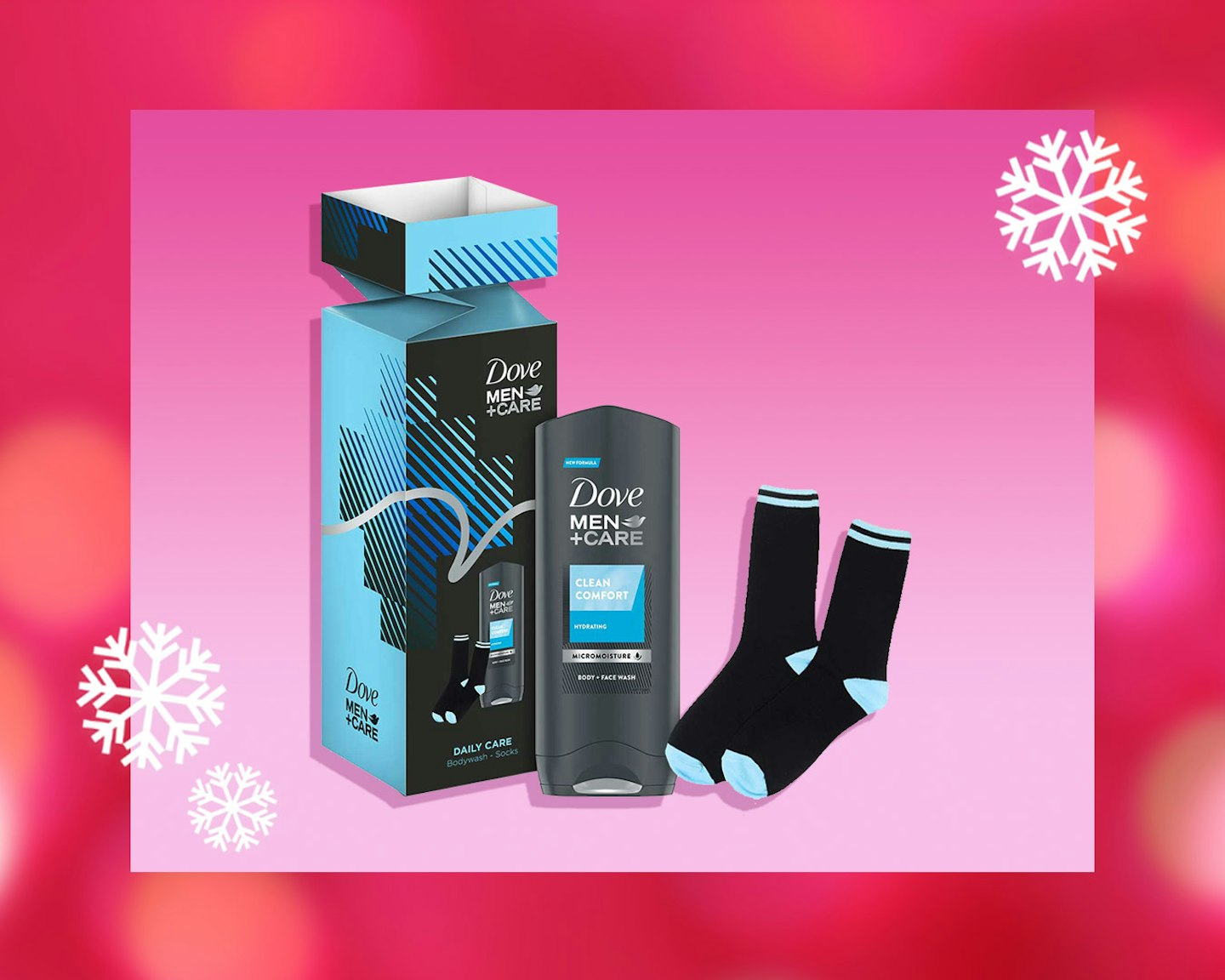 Dove Men+Care Body Wash & Socks Daily Care Gift Set