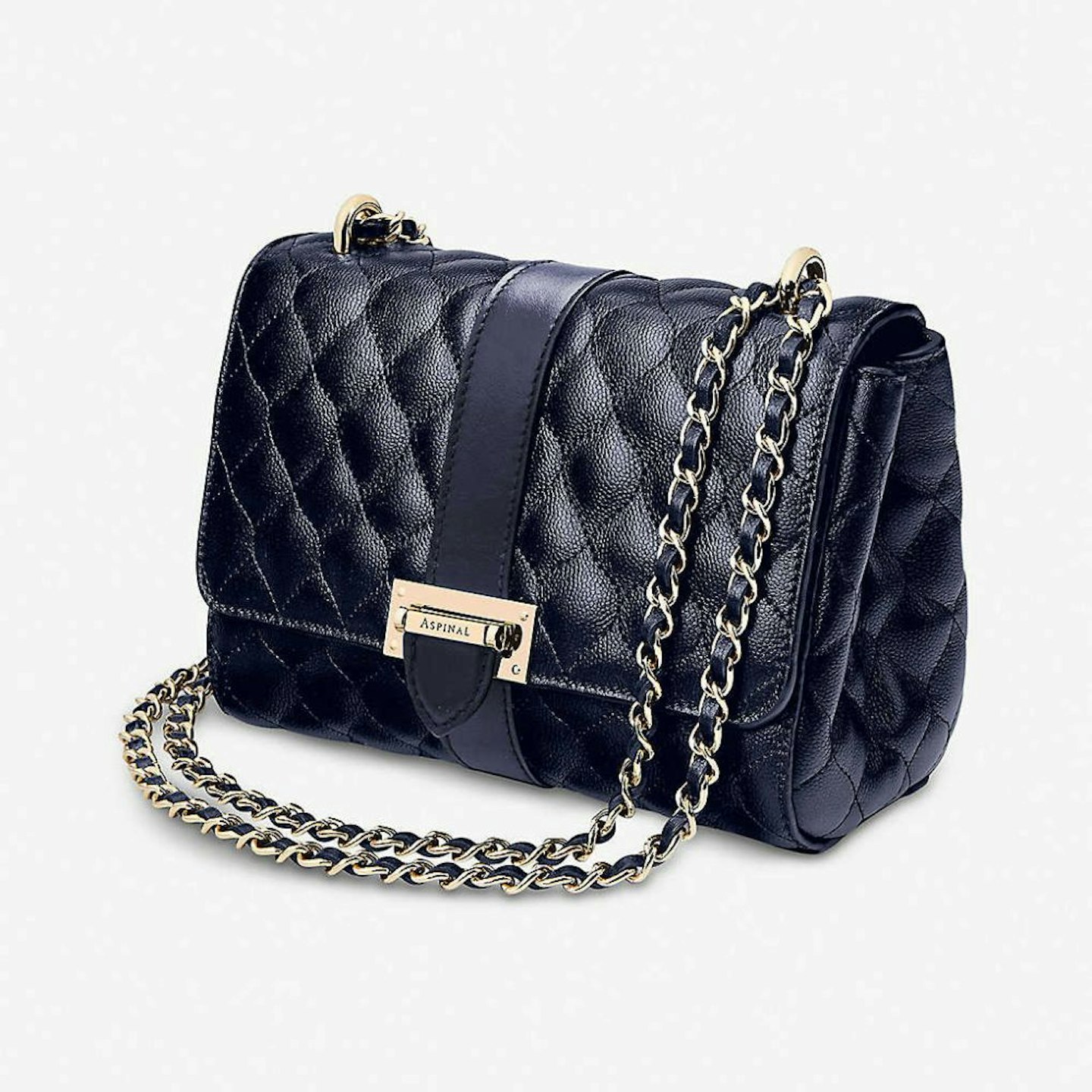 ASPINAL OF LONDON Lottie quilted leather shoulder bag