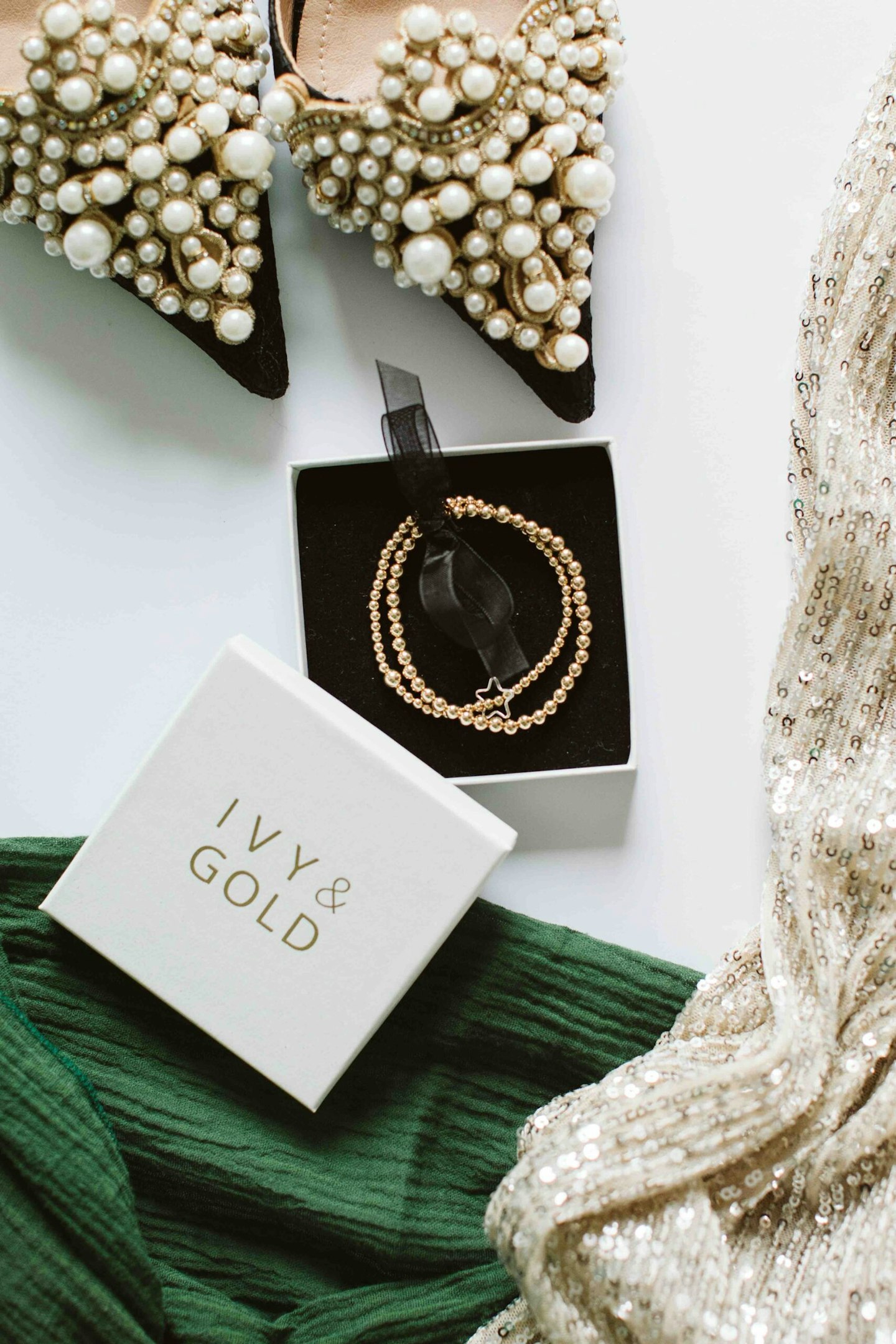 Ivy & Gold stacked bracelet
