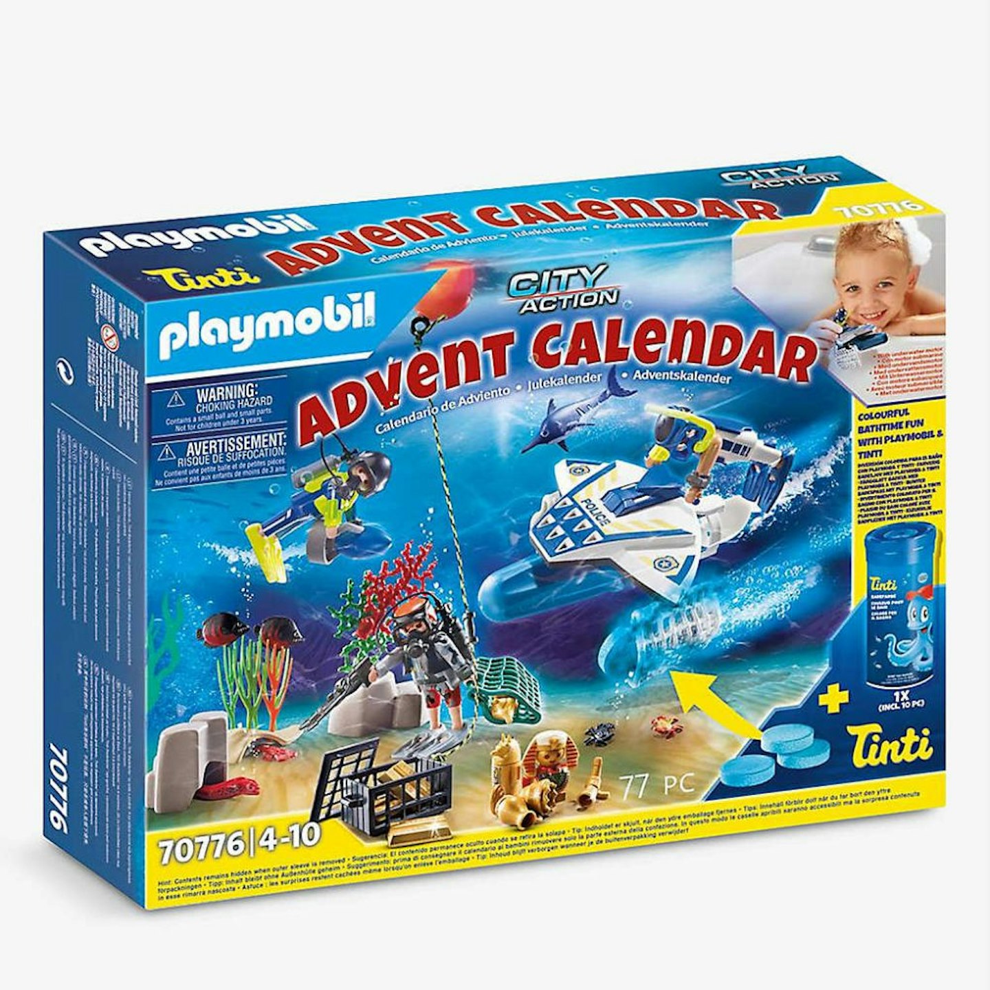 Playmobil Police Dive Advent Calendar playset 40cm
