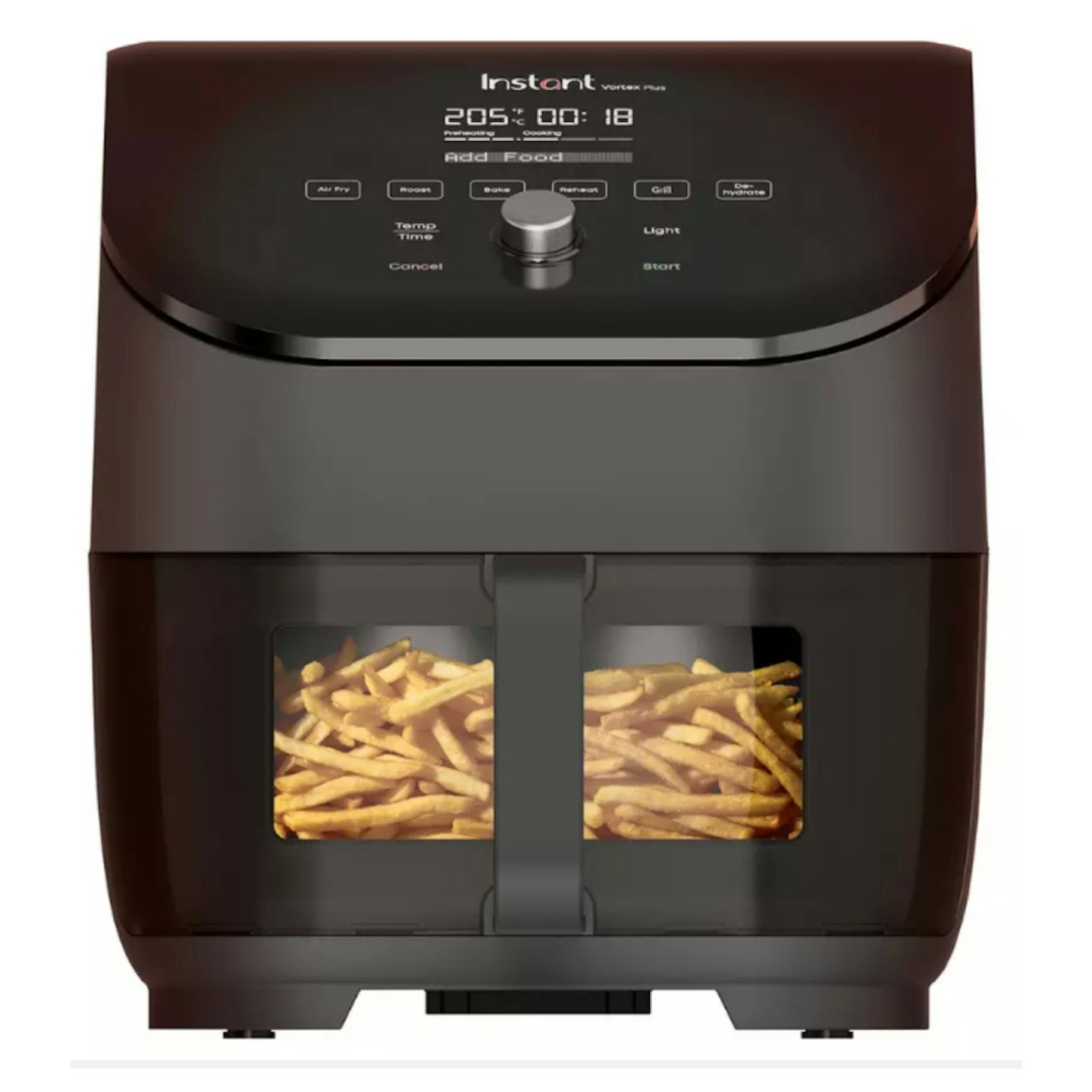 Instant Vortex Plus 6-in-1 ClearCook 5.7L Air Fryer - Black