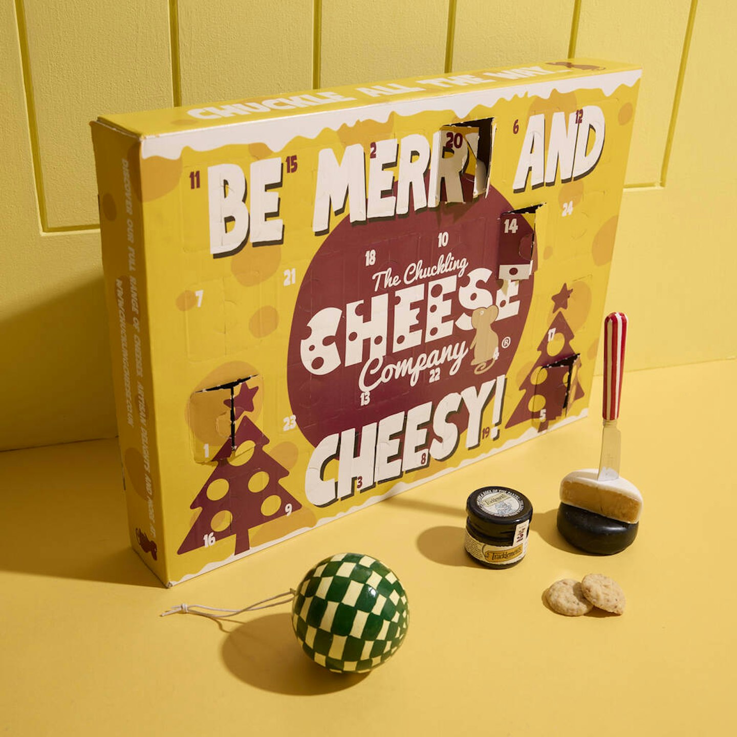 Cheese and biscuits advent calendar