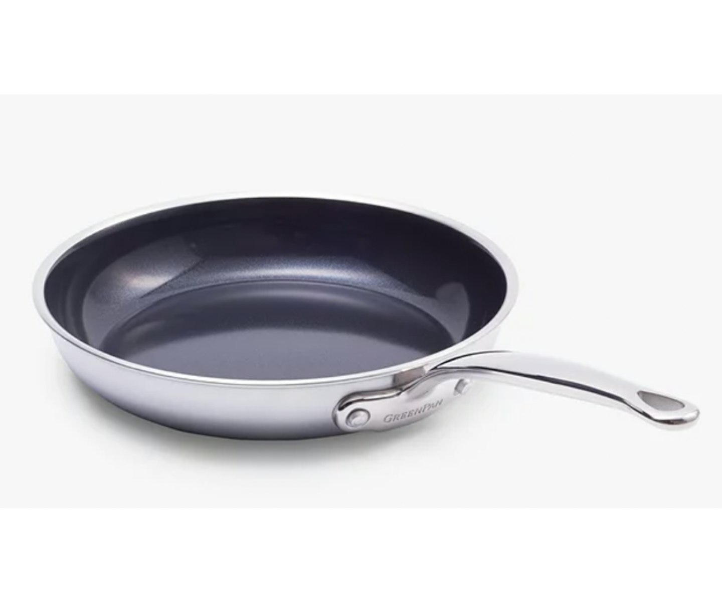 GreenPan Premiere Stainless Steel Ceramic Non-Stick Frying Pan