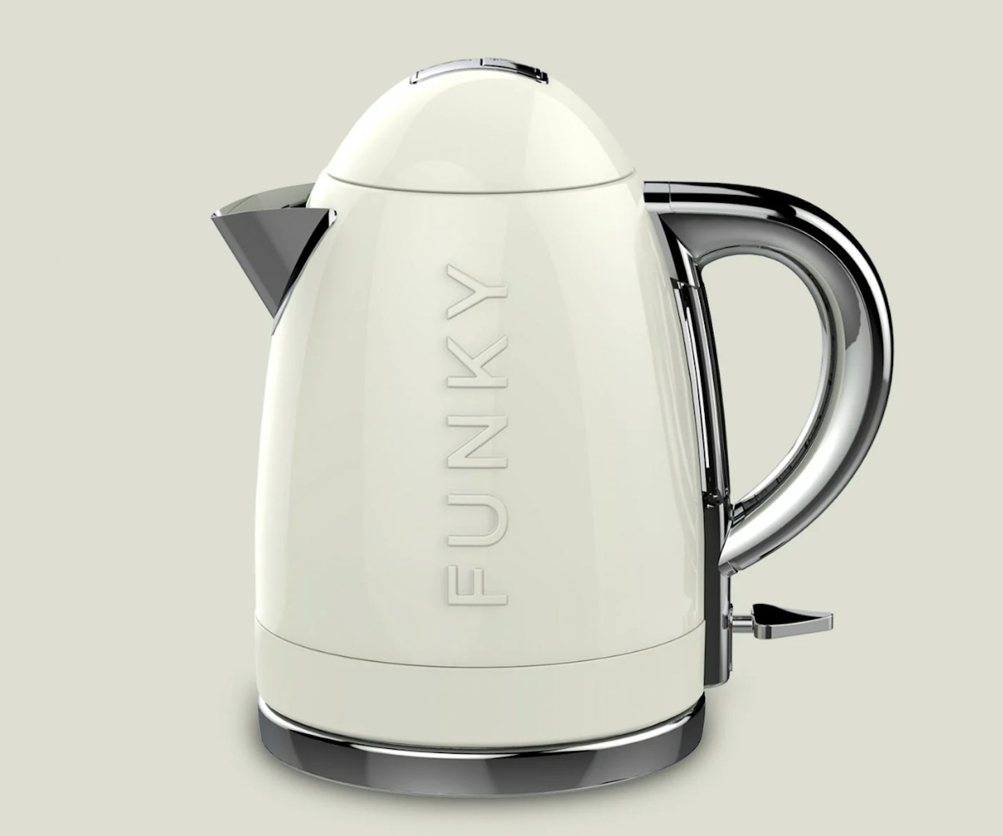 Cream Funky Kettle