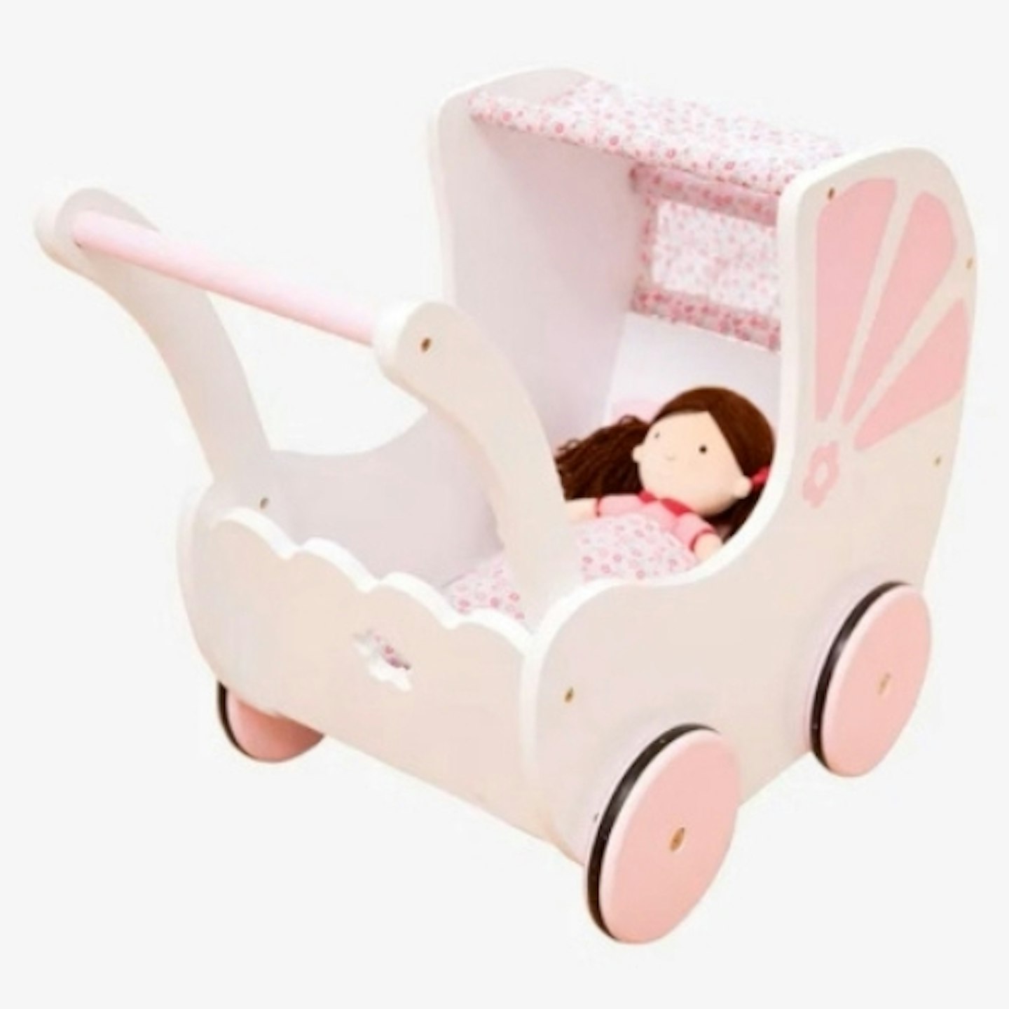 Fleur Push-Along Toy Pram