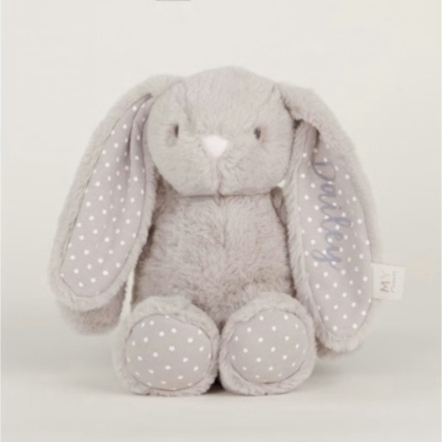 Personalised Taupe Bunny Soft Toy