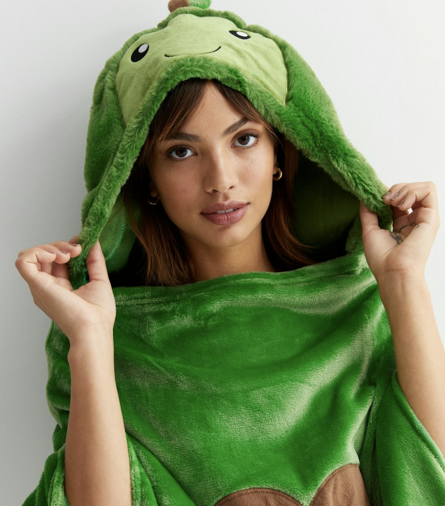 Green Avocado Logo Blanket Hoodie