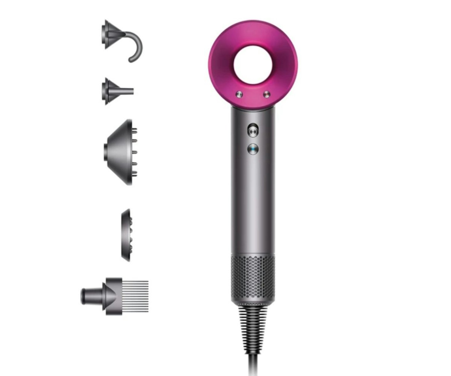 Dyson Supersonic Hair Fryer Iron/Fuchsia