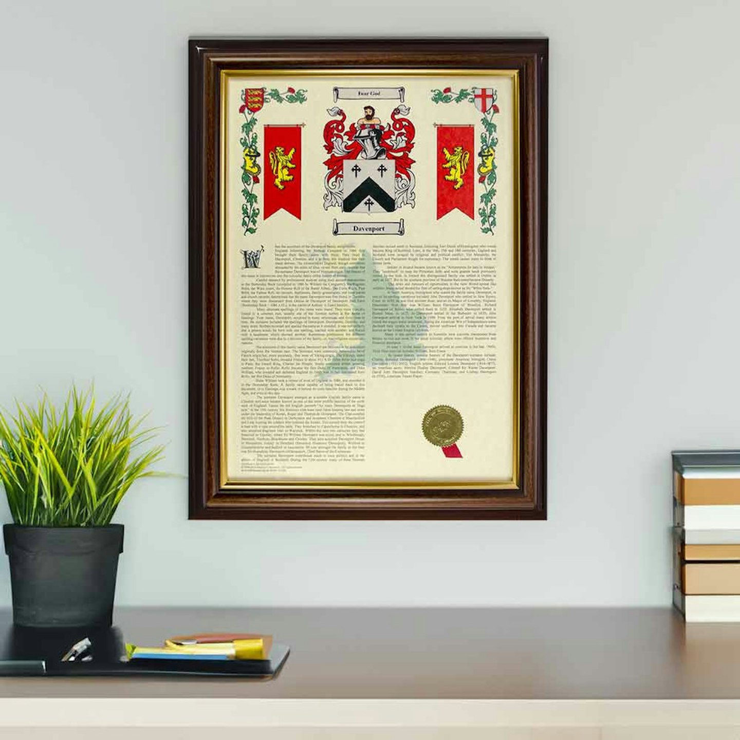 Coat of arms print