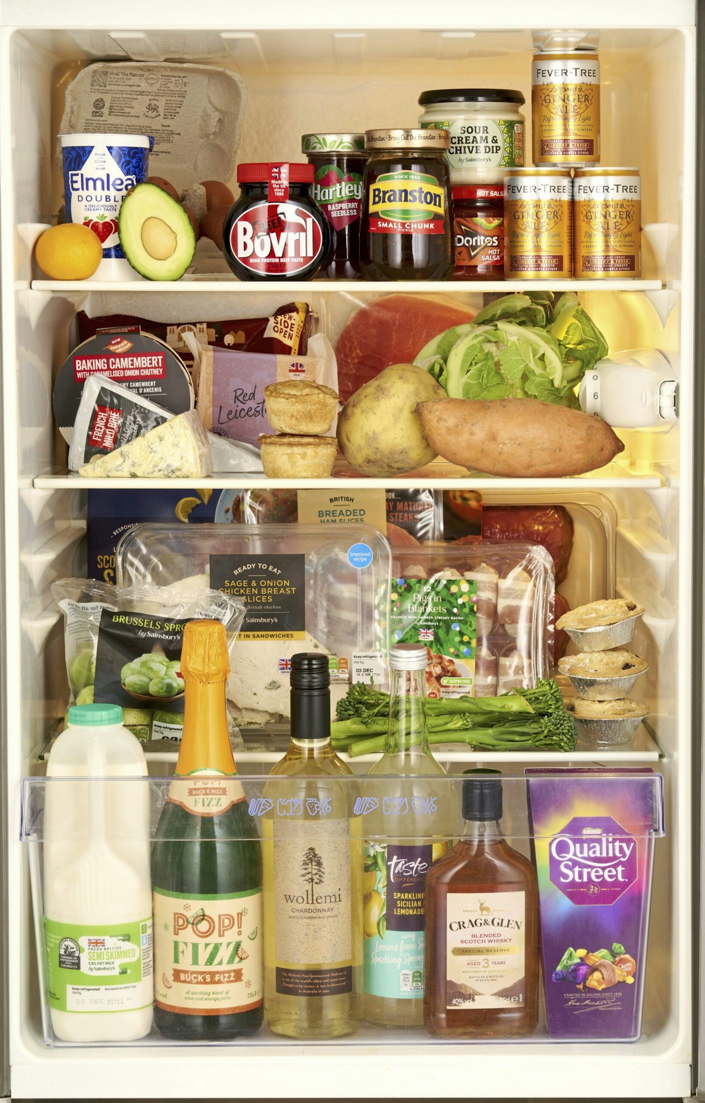 inside shirley ballas fridge