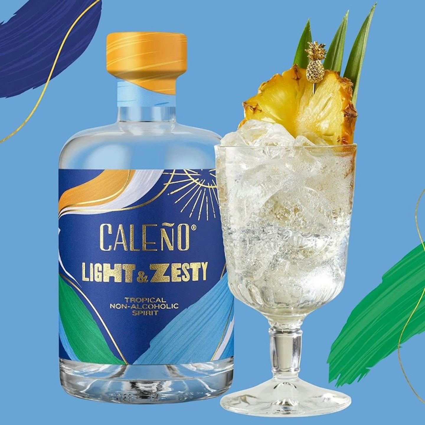 Caleo Light & Zesty Tropical Non-Alcoholic Gin 50cl