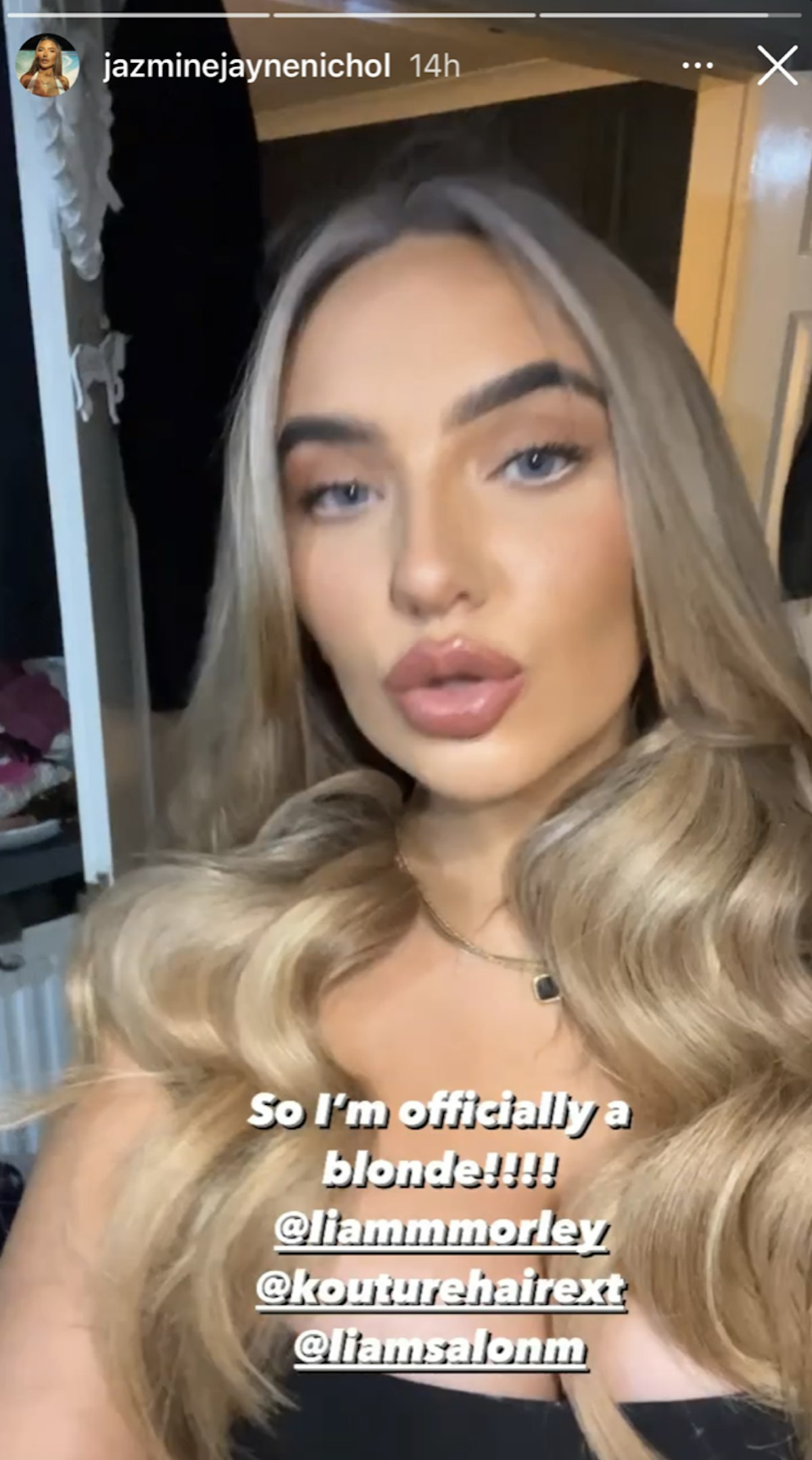 Love Island 2022 bombshell Jazmine Nichol shows off blonde hair ...