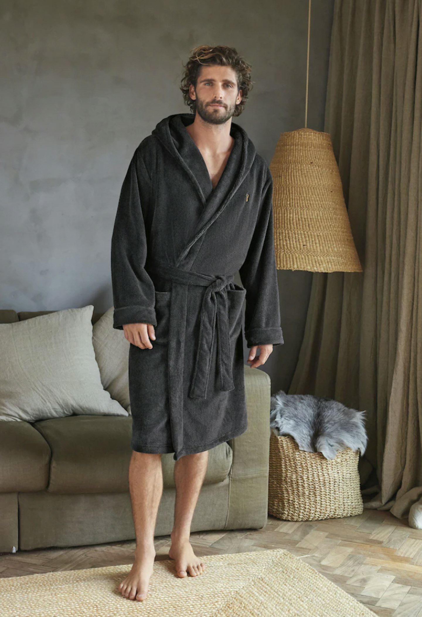 Next Supersoft Hooded Dressing Gown