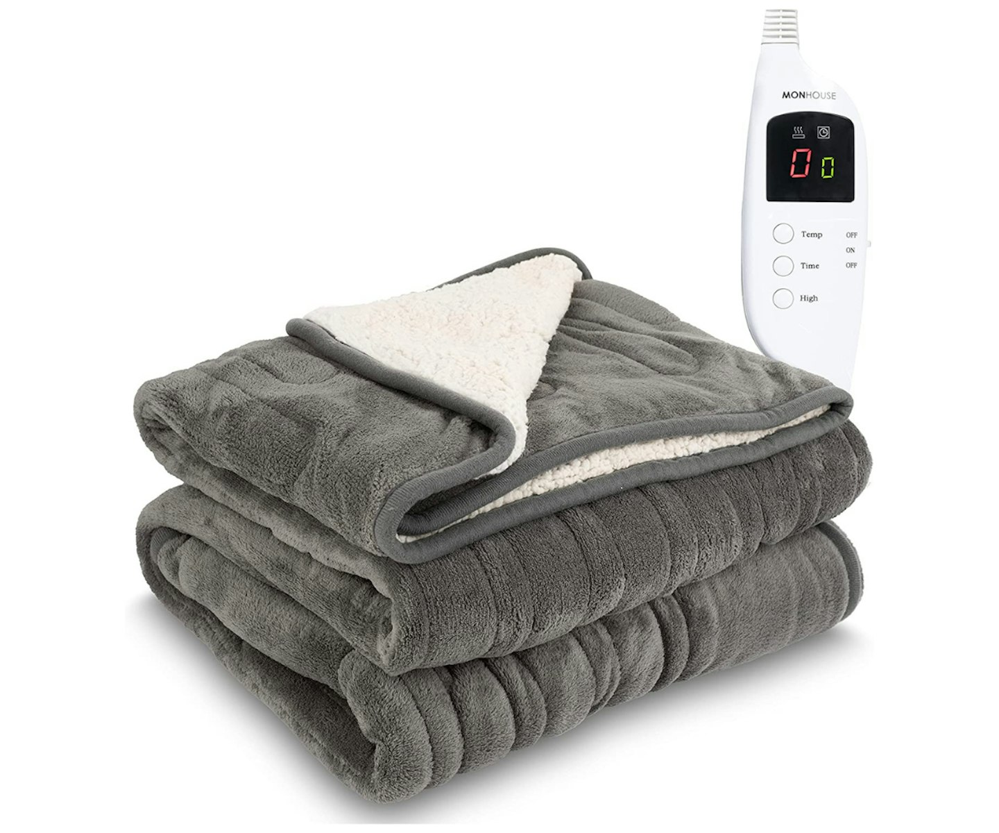 MONHOUSE Heated Throw - Electric Blanket 