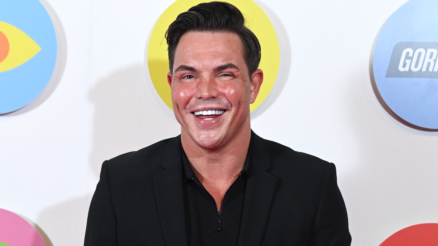 TOWIE's Bobby Norris on the red carpet at the Gay Times Honours
