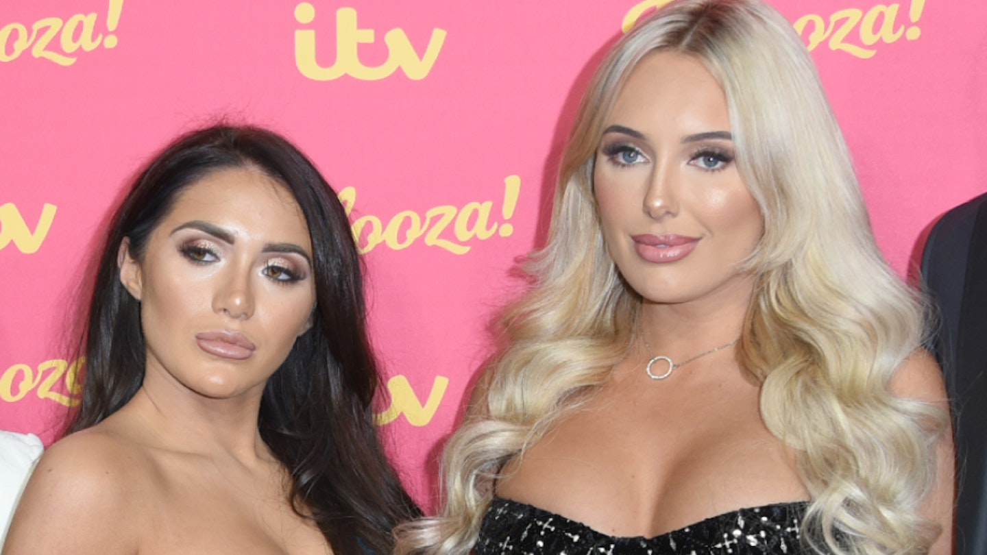TOWIE's Chloe Brockett and Amber Turner on the red carpet at the ITV Palooza