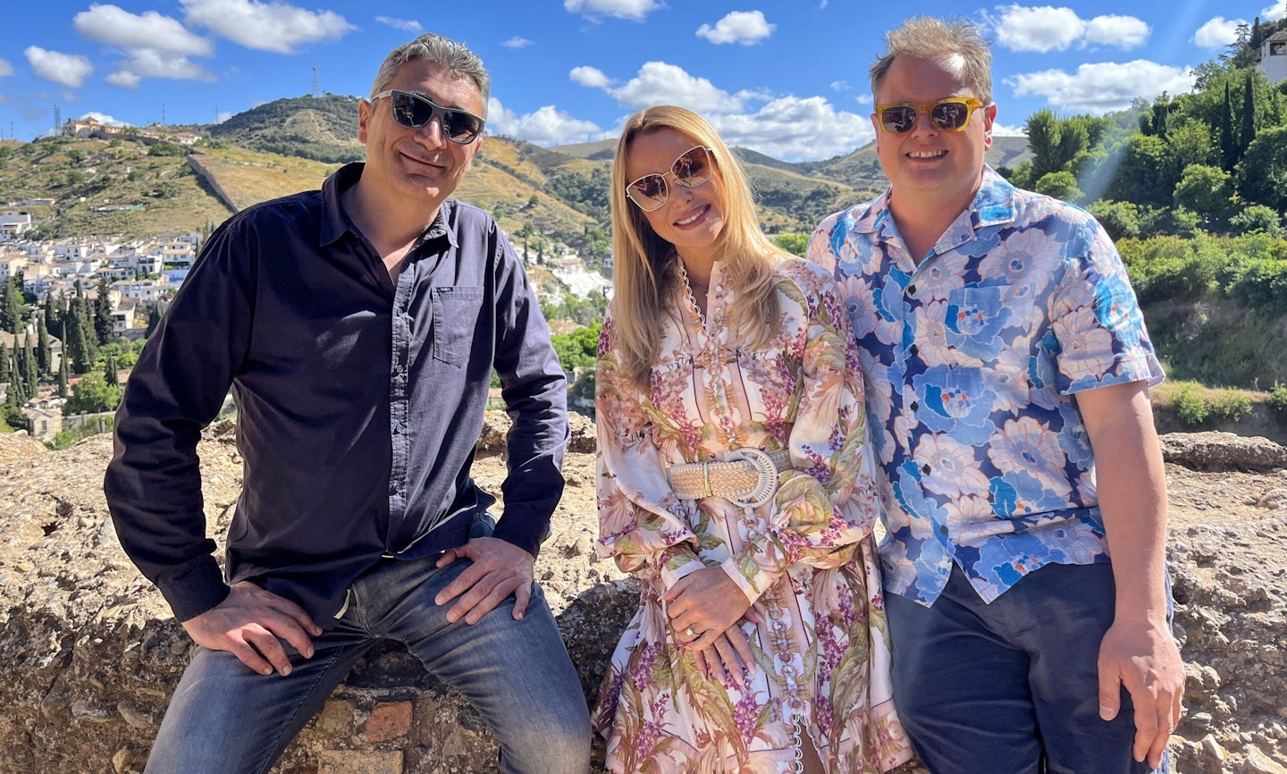 Amanda in the Mirrored Floral Viscose Linen Mini Dress