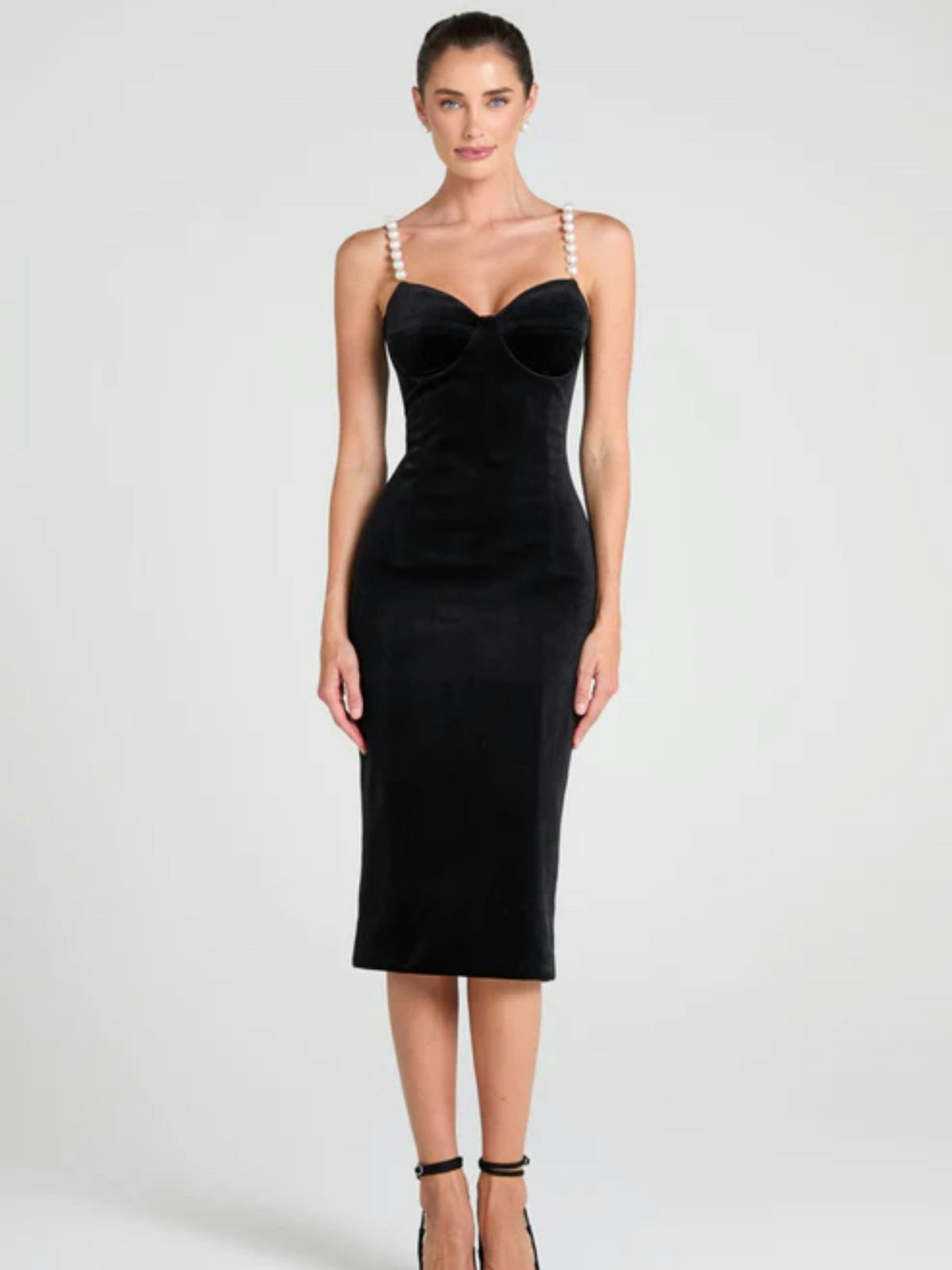 Nadine Merabi Emily Black Dress