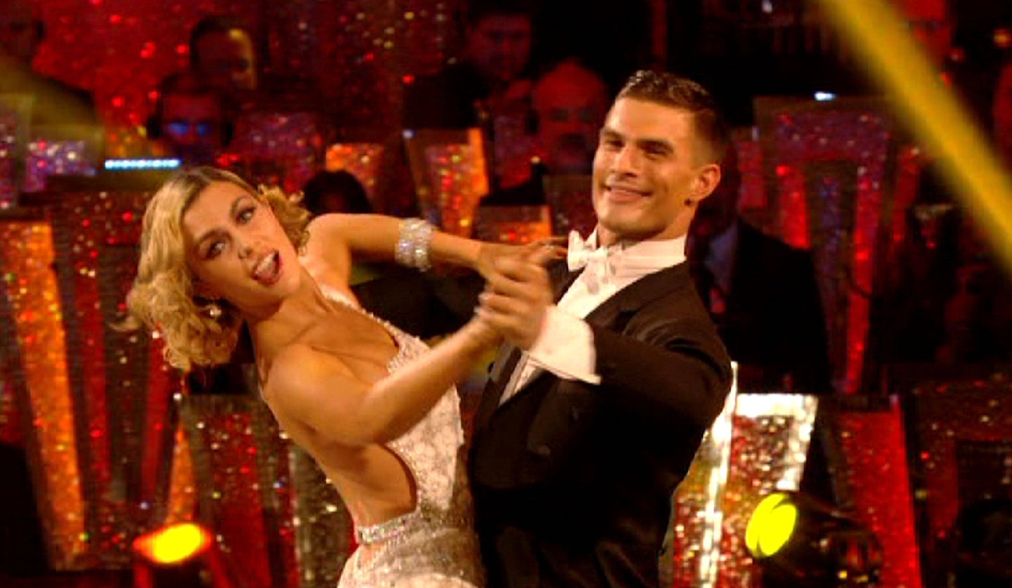 Abbey Clancy and Aljaz Skorjanec