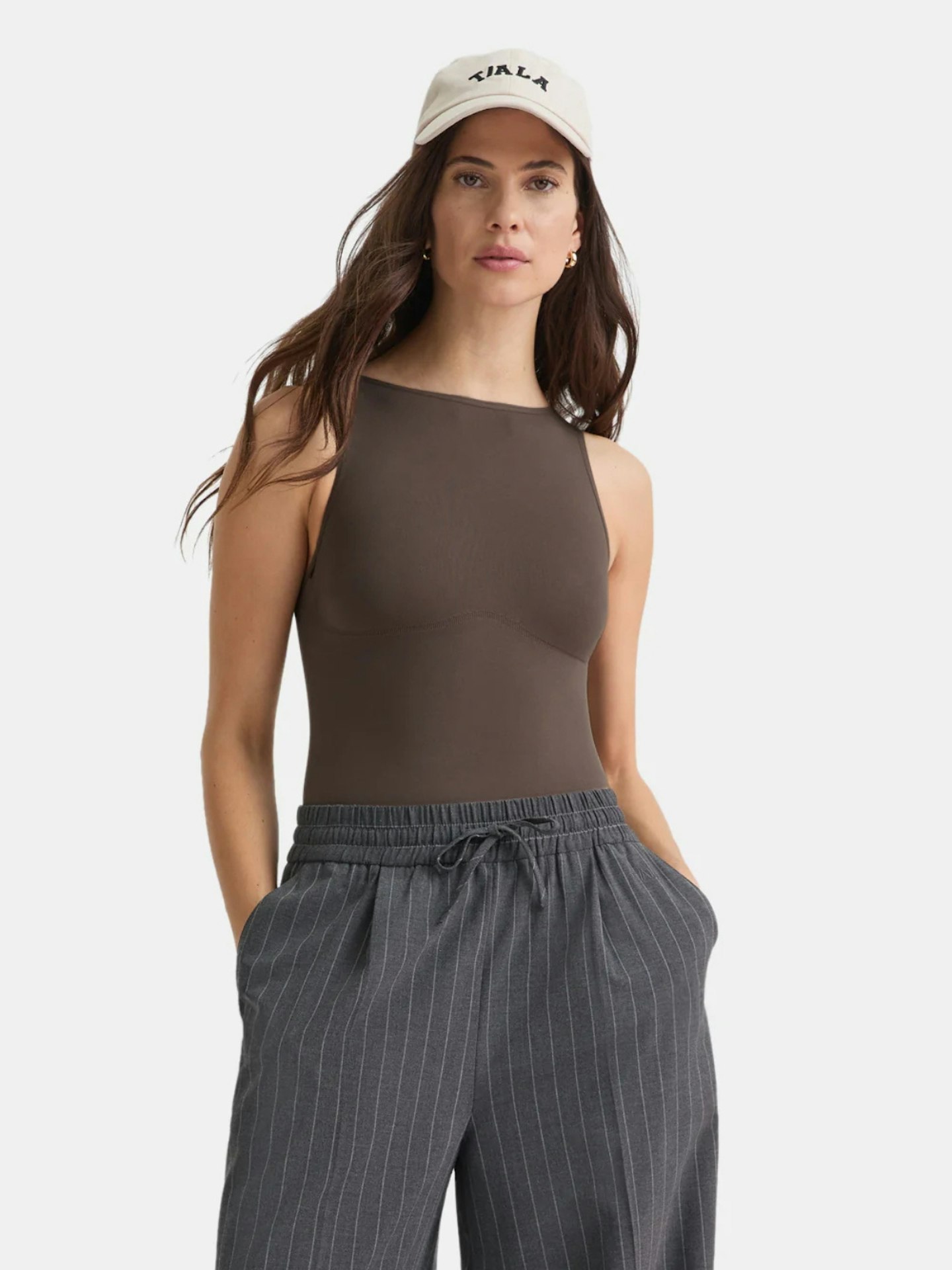 TALA 365 Contour Sleeveless Boat Neck Bodysuit