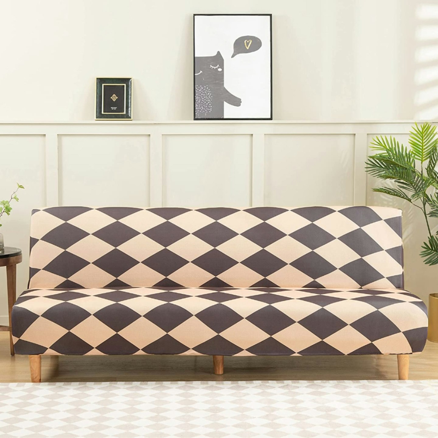 Mingfuxin Armless Sofa Cover