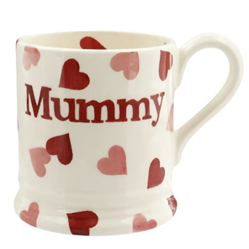 Emma Bridgewater Pink Hearts 'Mummy' Mug