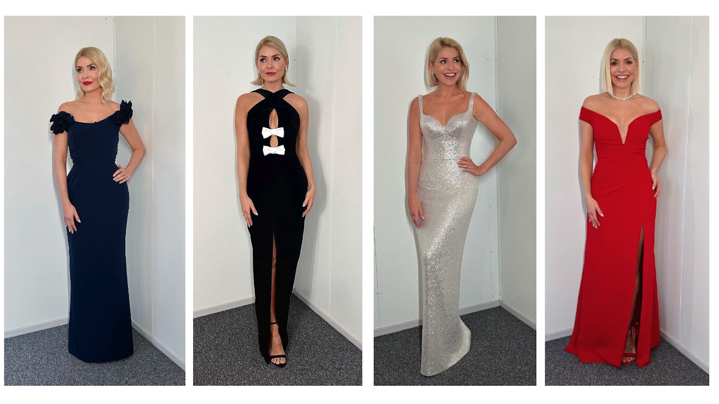 holly willoughby dancing on ice dresses