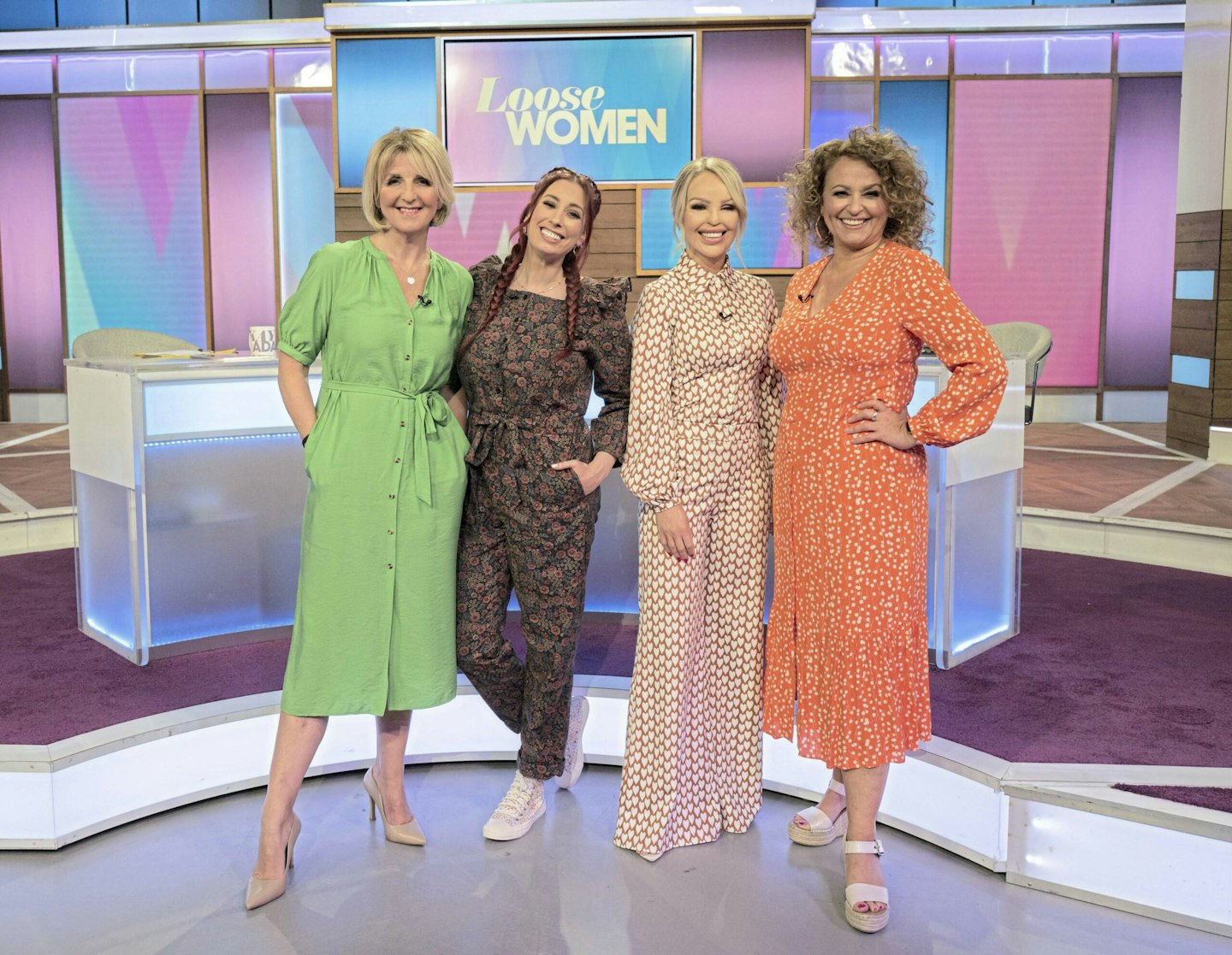 Kaye Adams, Stacey Solomon, Katie Piper, Nadia Sawalha 'Loose Women' panellists